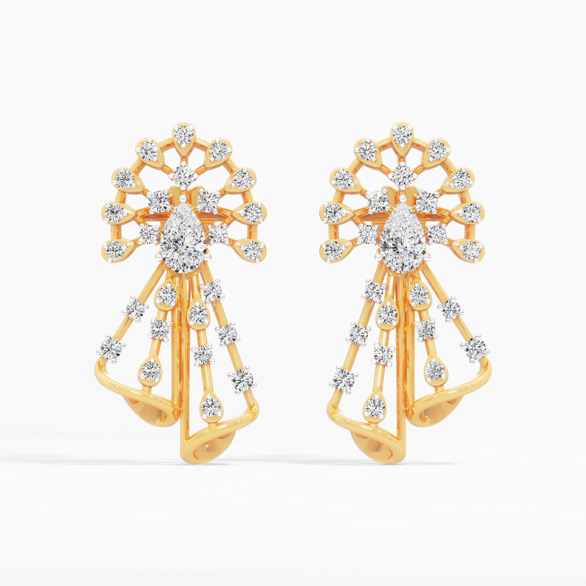 Mayur Dance Dangle Earrings