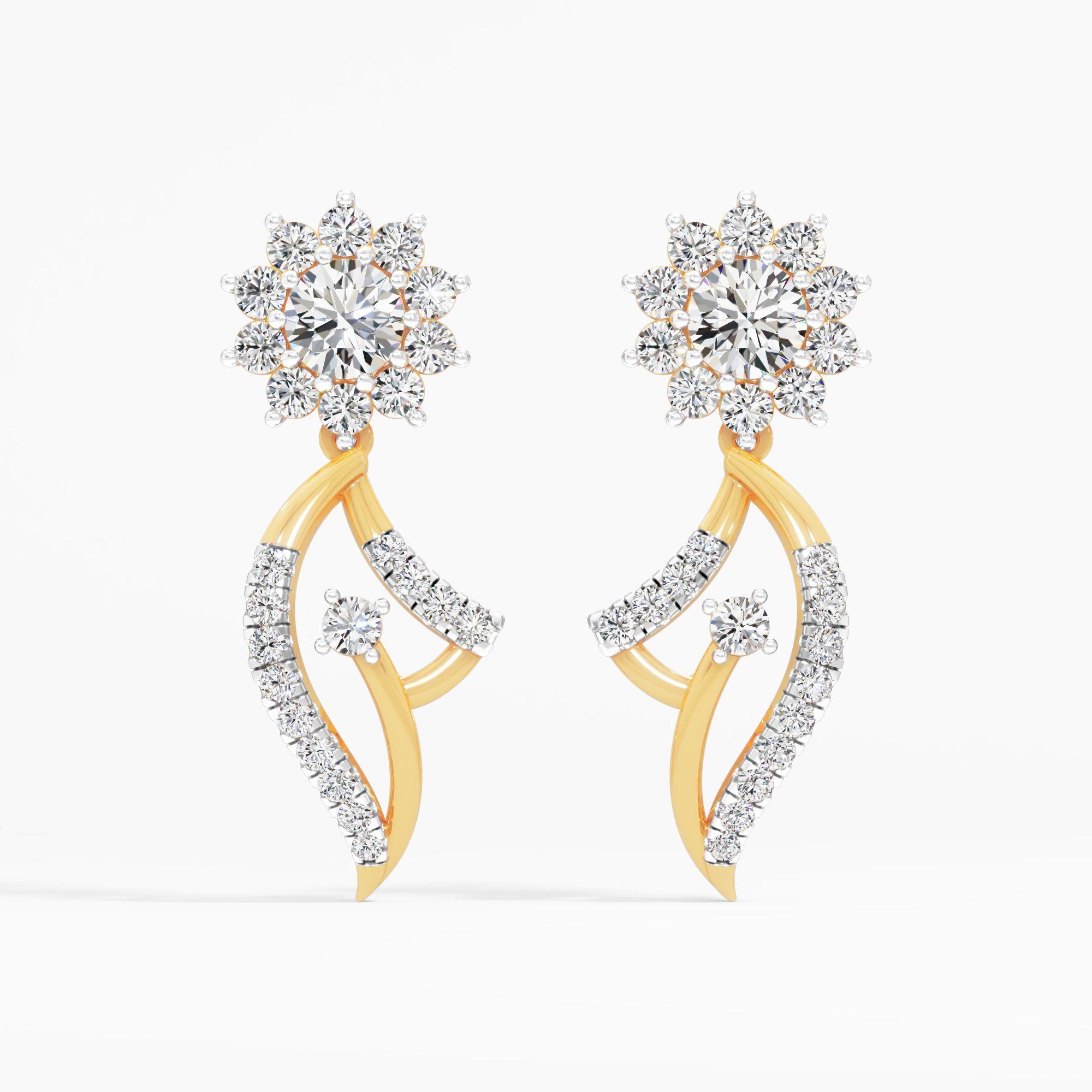 Petal Bloom Drop Earrings
