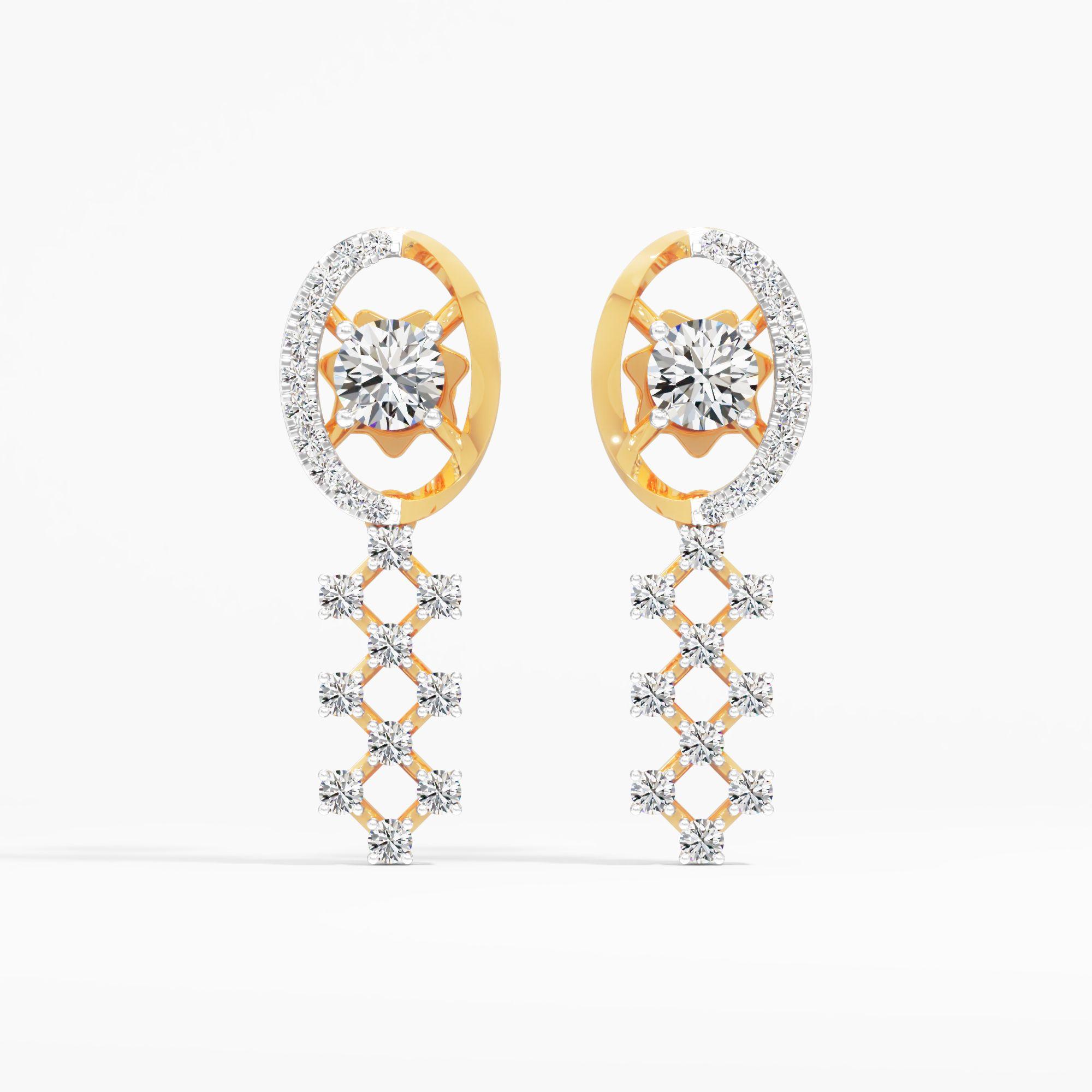 Trellis Cascade Drop Earrings