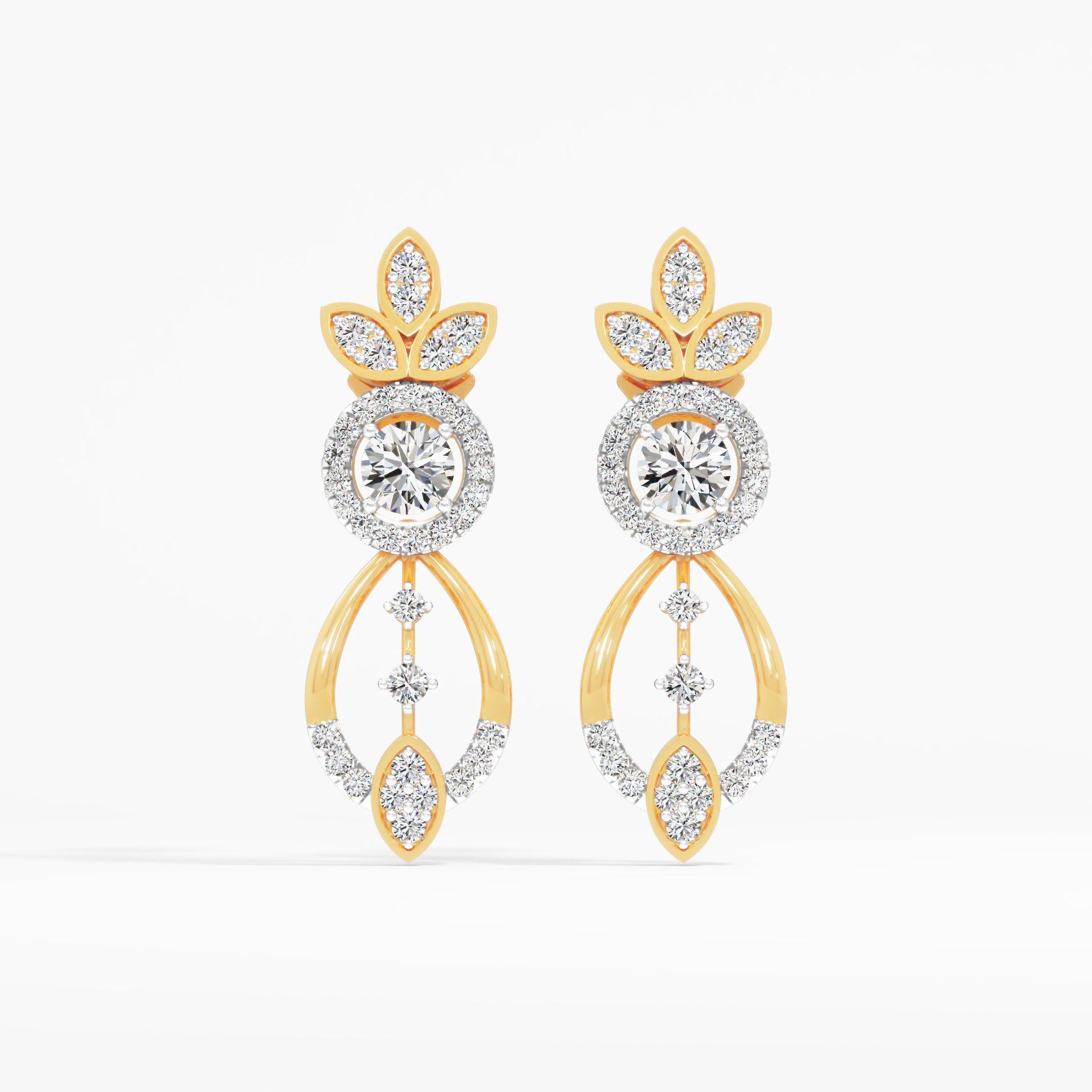 Modern Kalgi Drop Earrings
