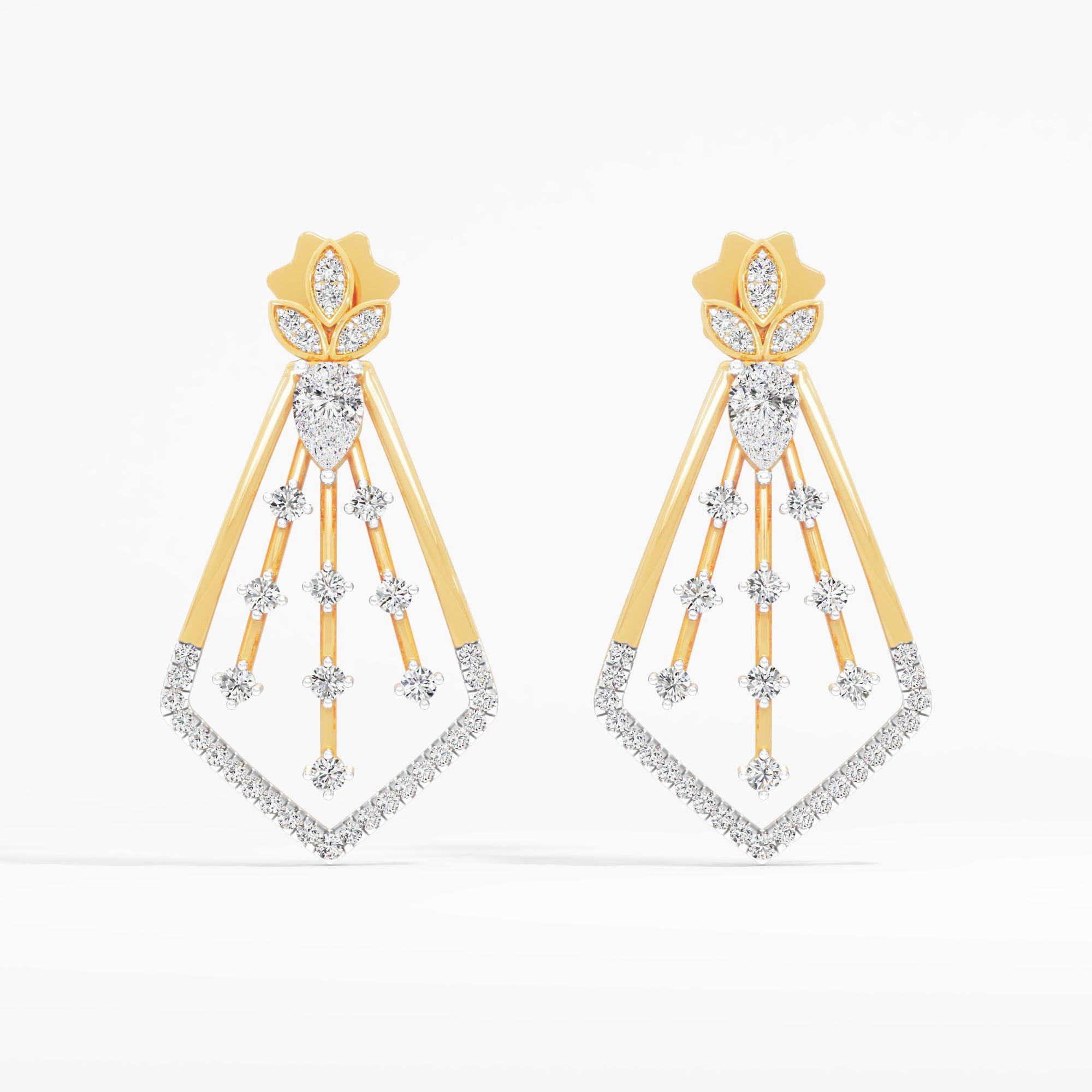 Palace Fountain Dangle Earrings