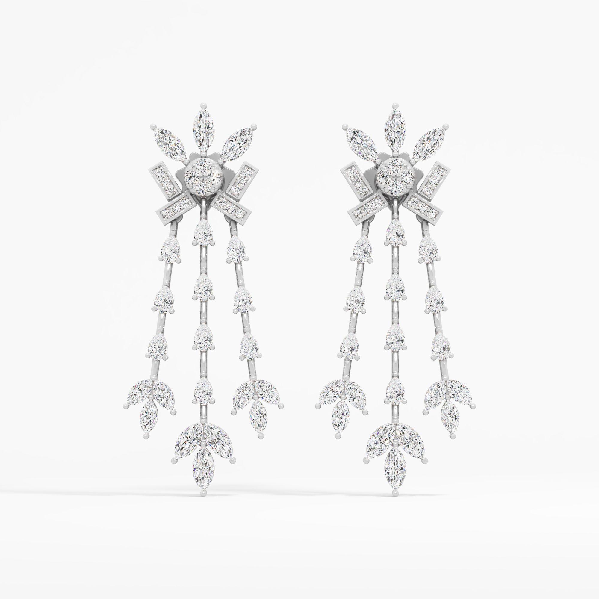 Royal Tassel Dangle Earrings
