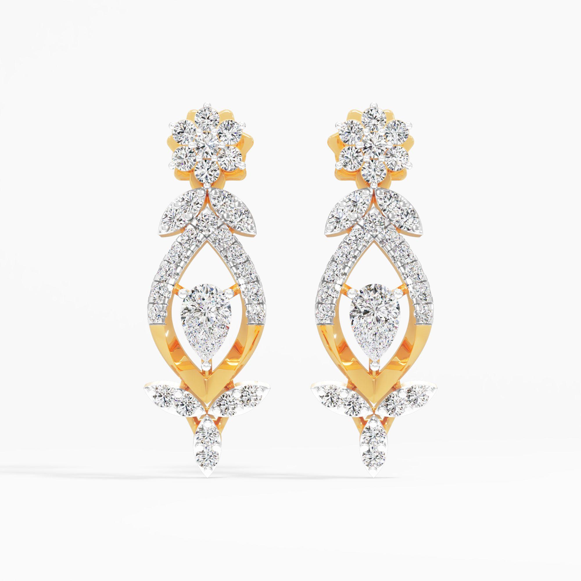 Modern Latkan Dangle Earrings