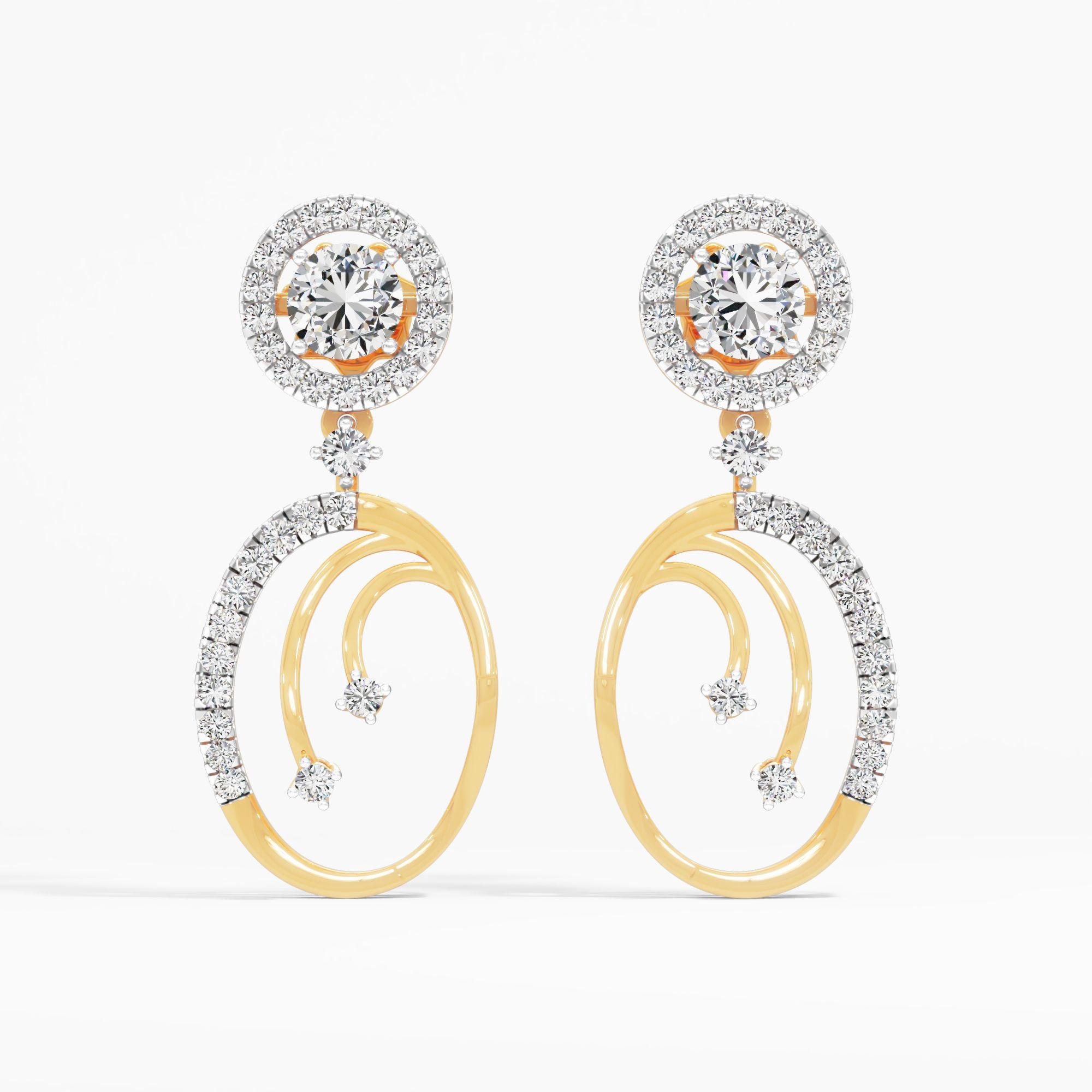 Signature Swirl Dangle Earrings