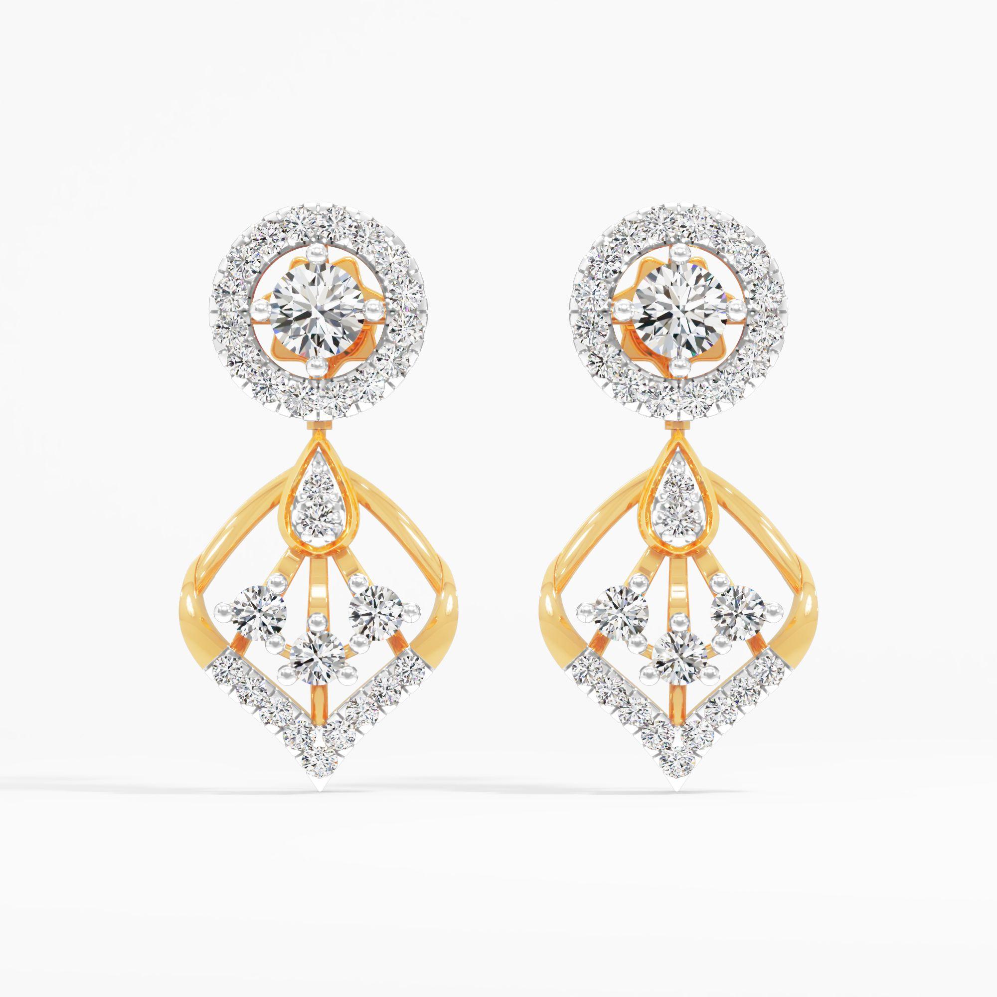 Kandil Pear Dangle Earrings