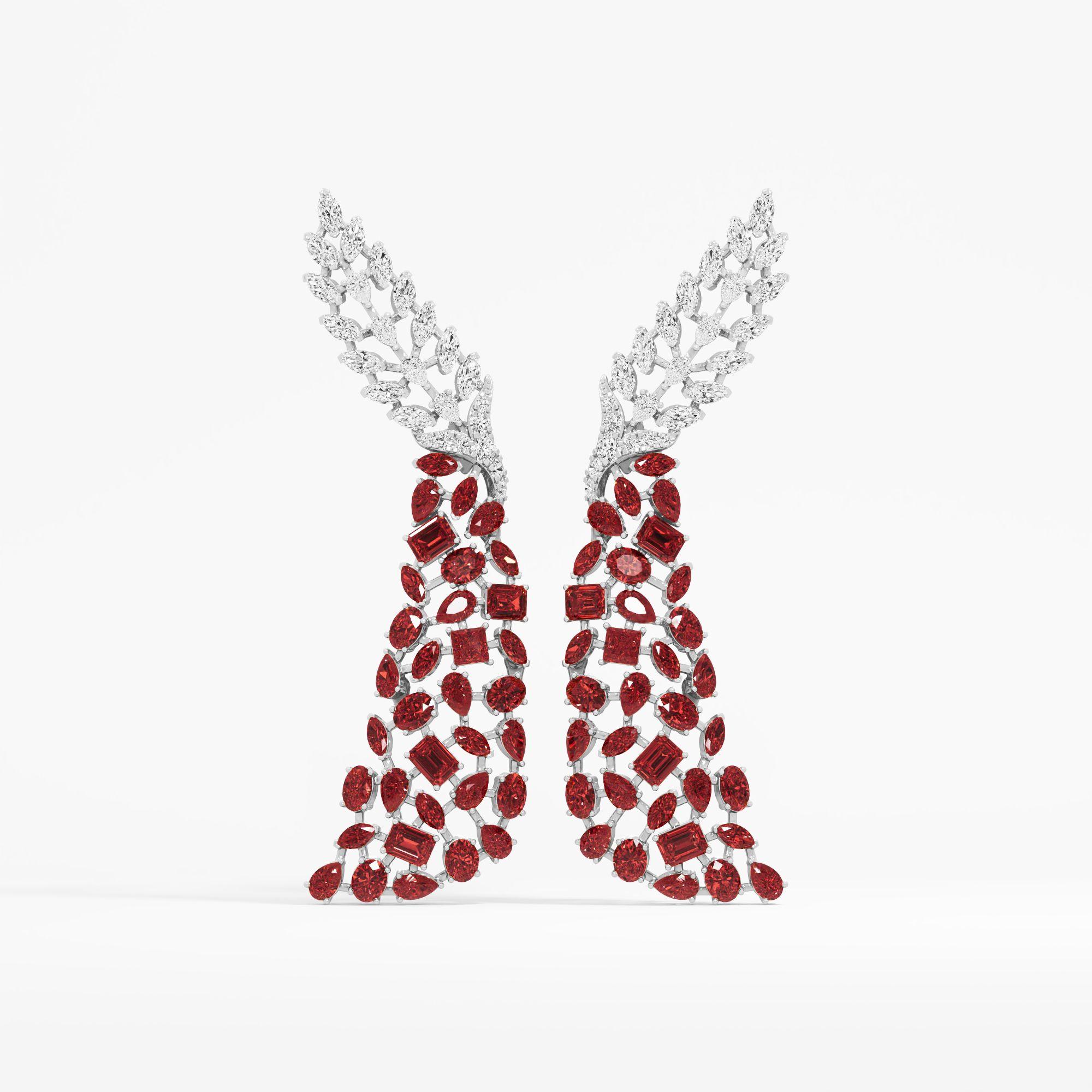 Autumn Laurel Dangle Earrings