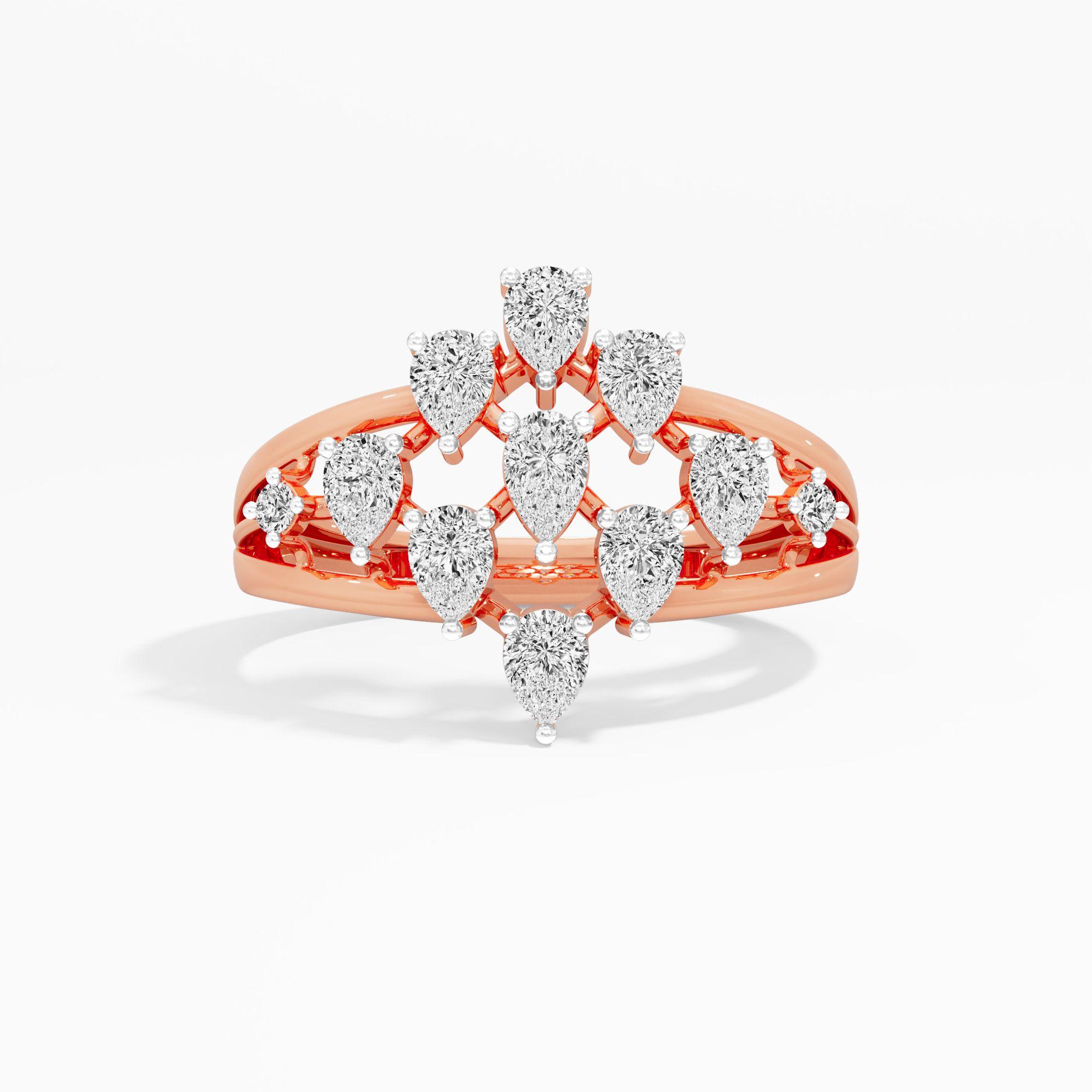 Noble Cluster Diamond Ring
