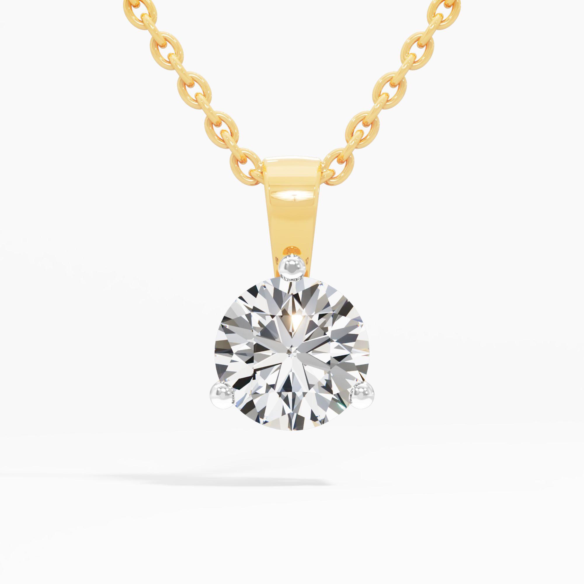 Inner Glow Solitaire Pendant