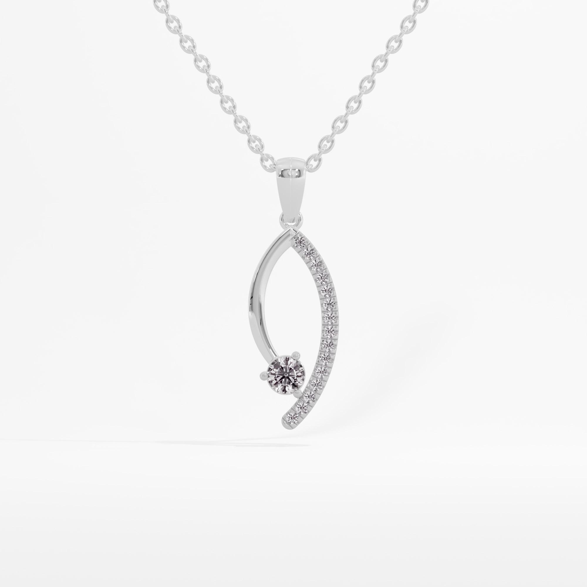 Convexa Solitaire Pendant
