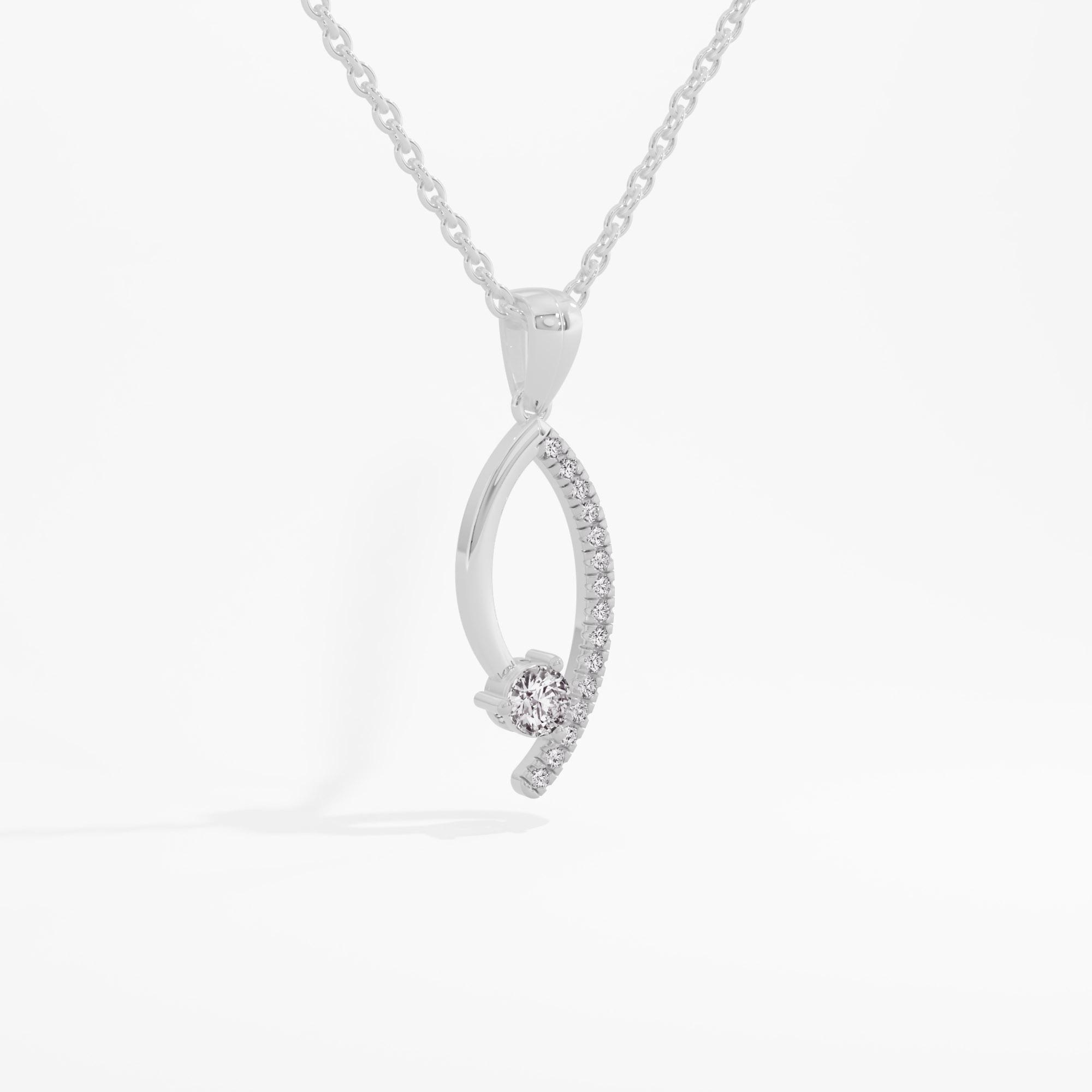Convexa Solitaire Pendant