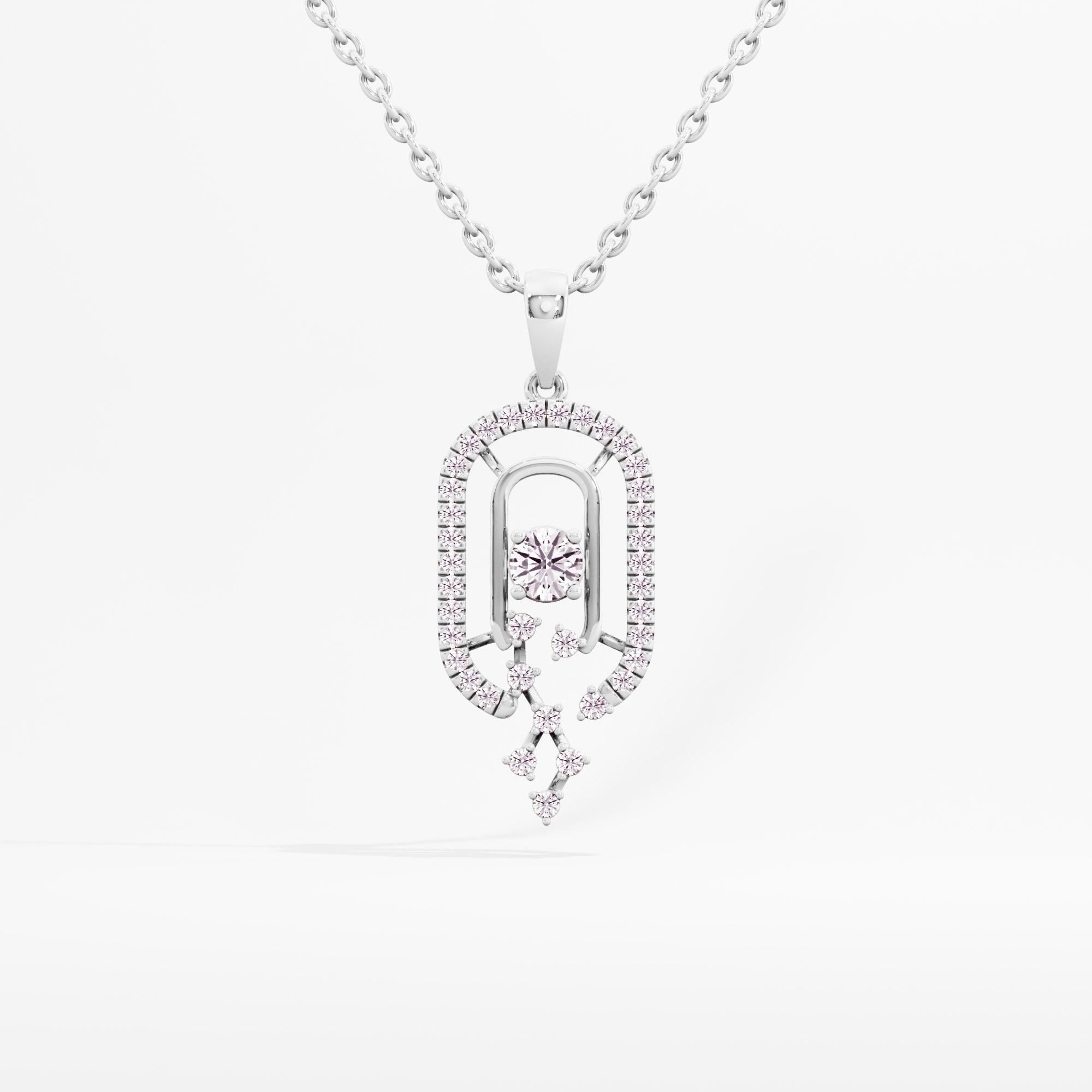 Astral Scatter Solitaire Pendant