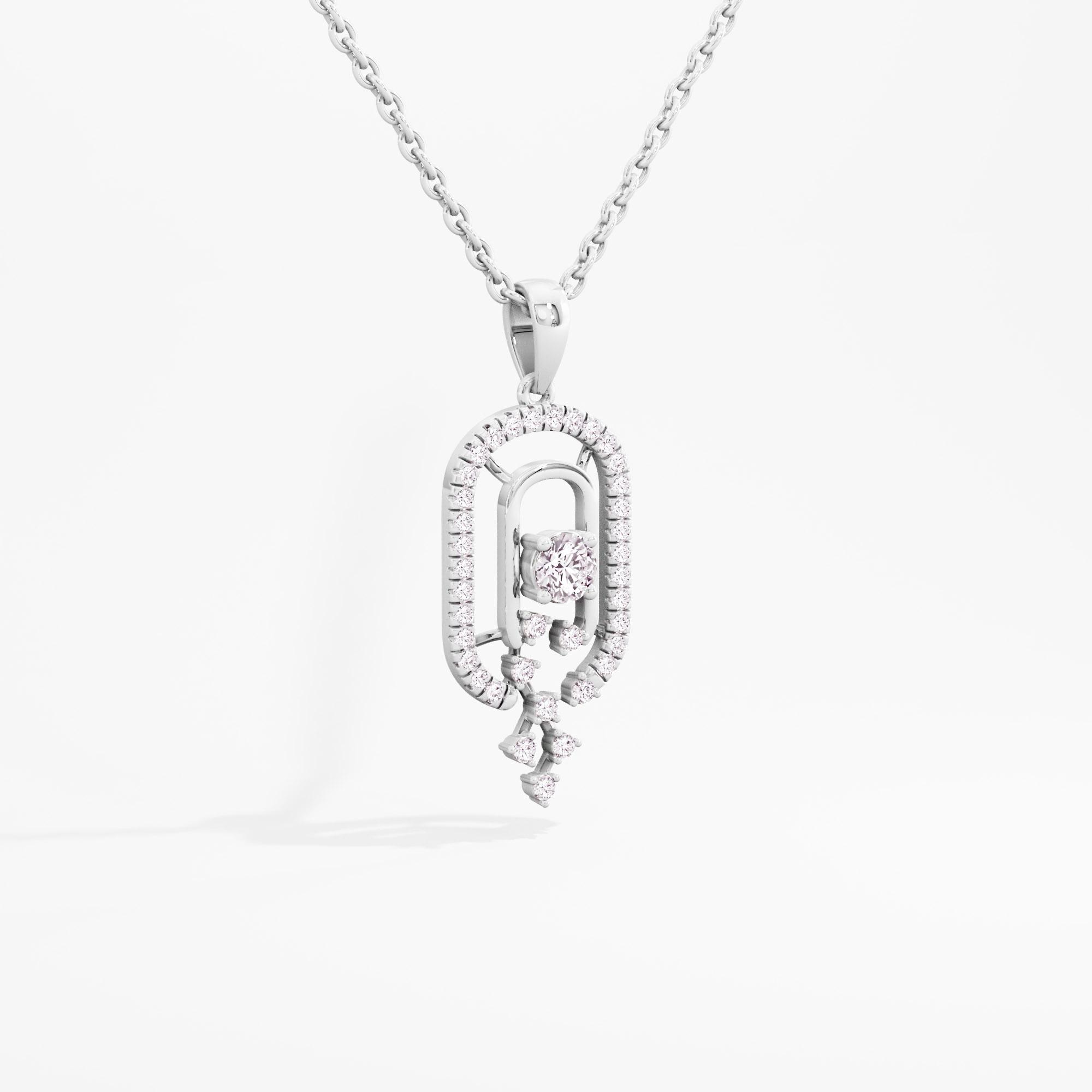 Astral Scatter Solitaire Pendant