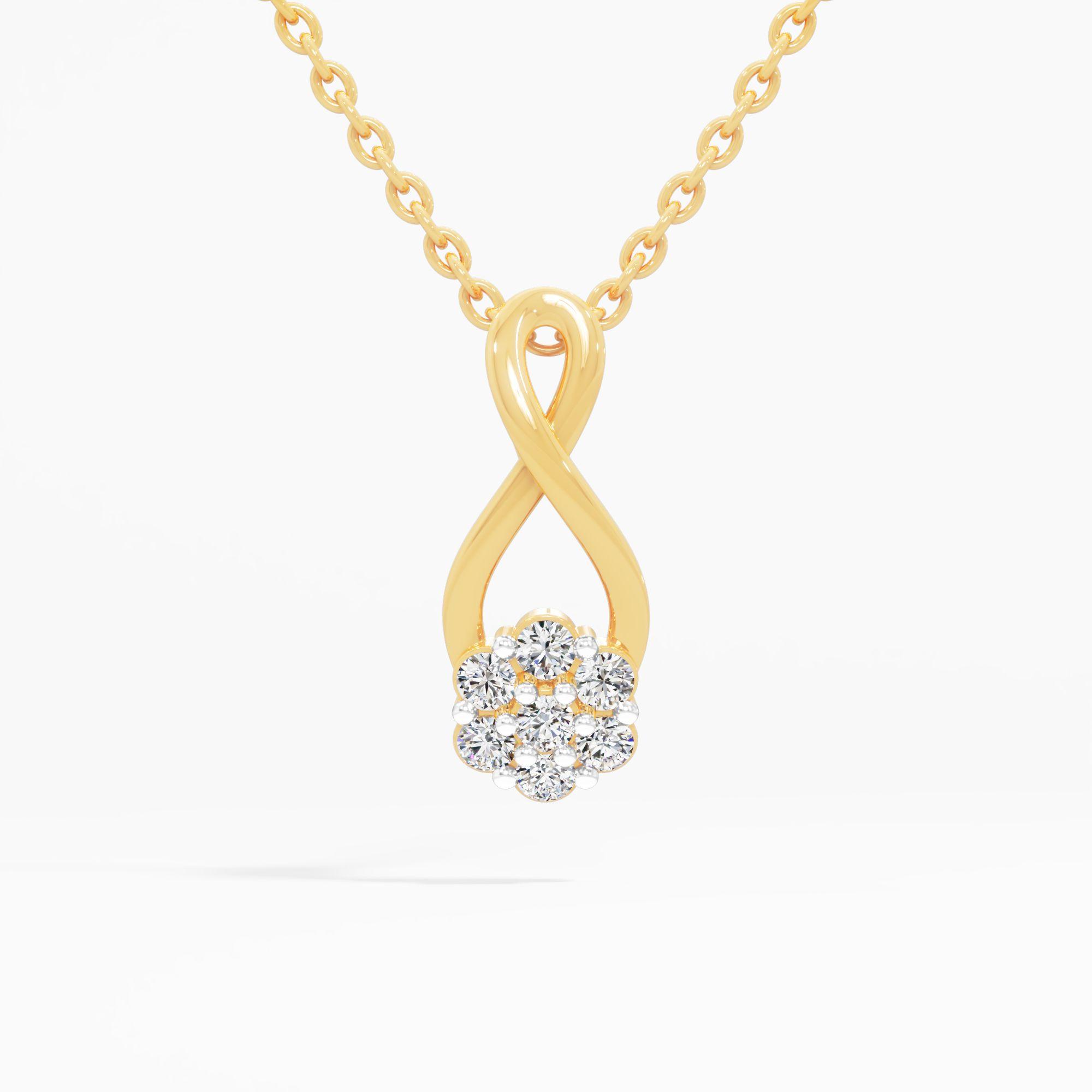 Infinity Cluster Drop Pendant