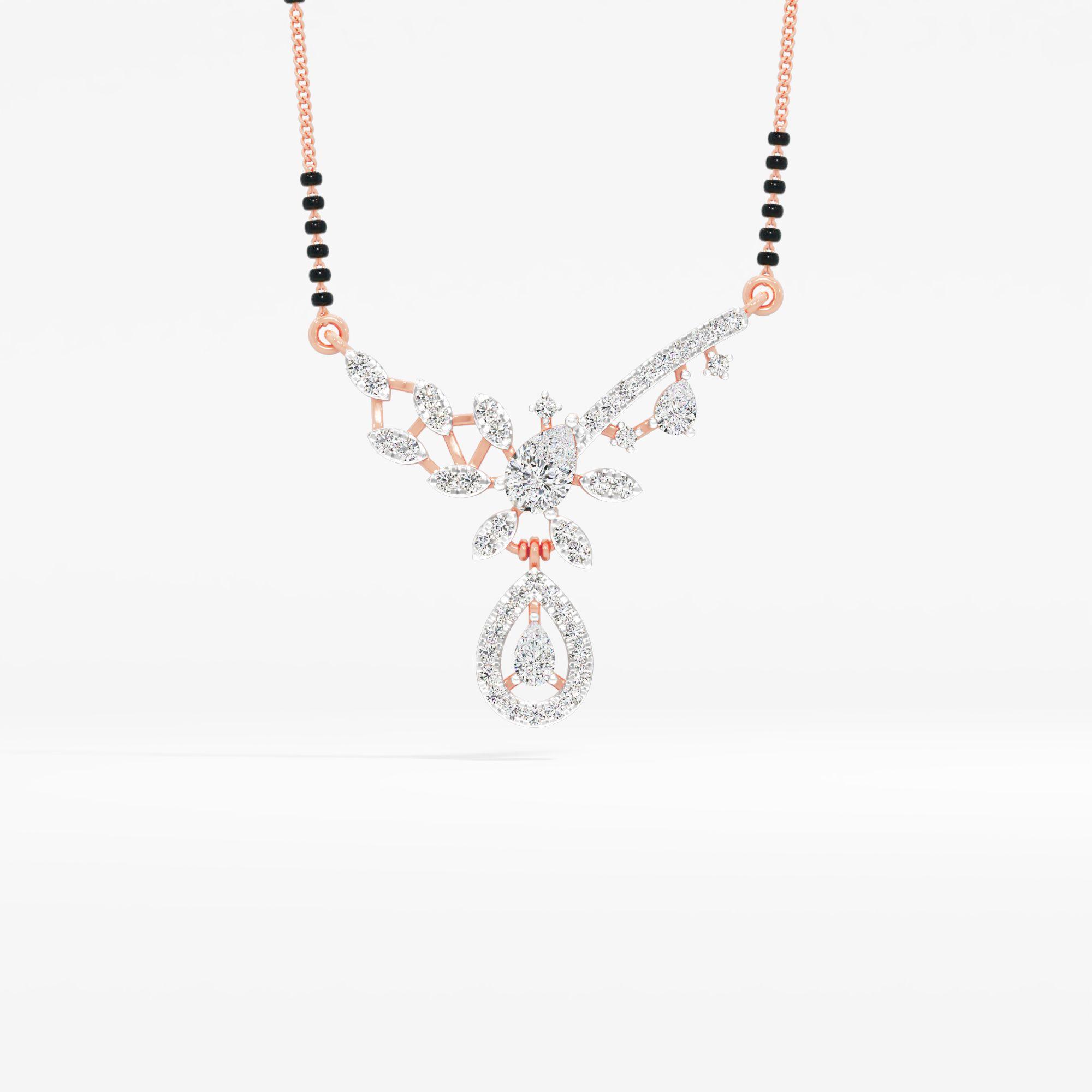 Pear Bloom Curve Mangalsutra