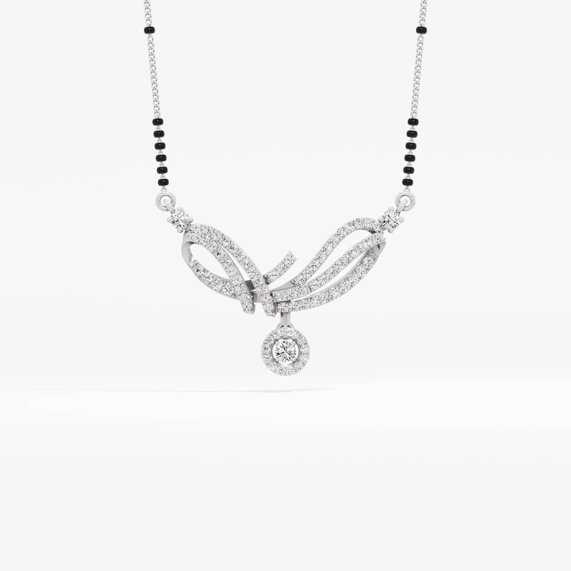 Fluid Swirl Mangalsutra