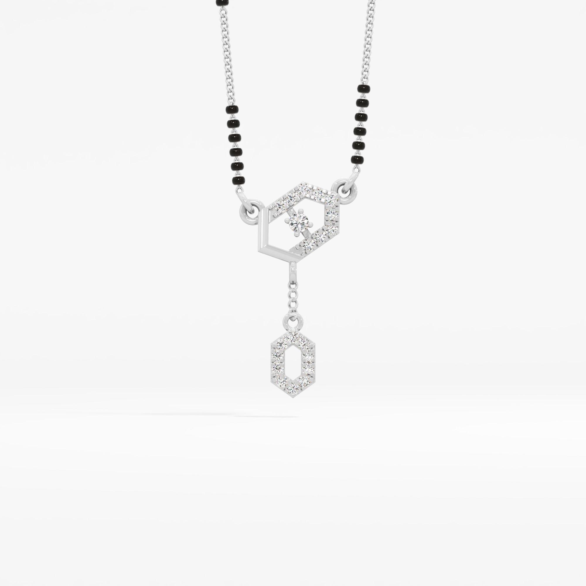 Twin Hex Charm Pendant