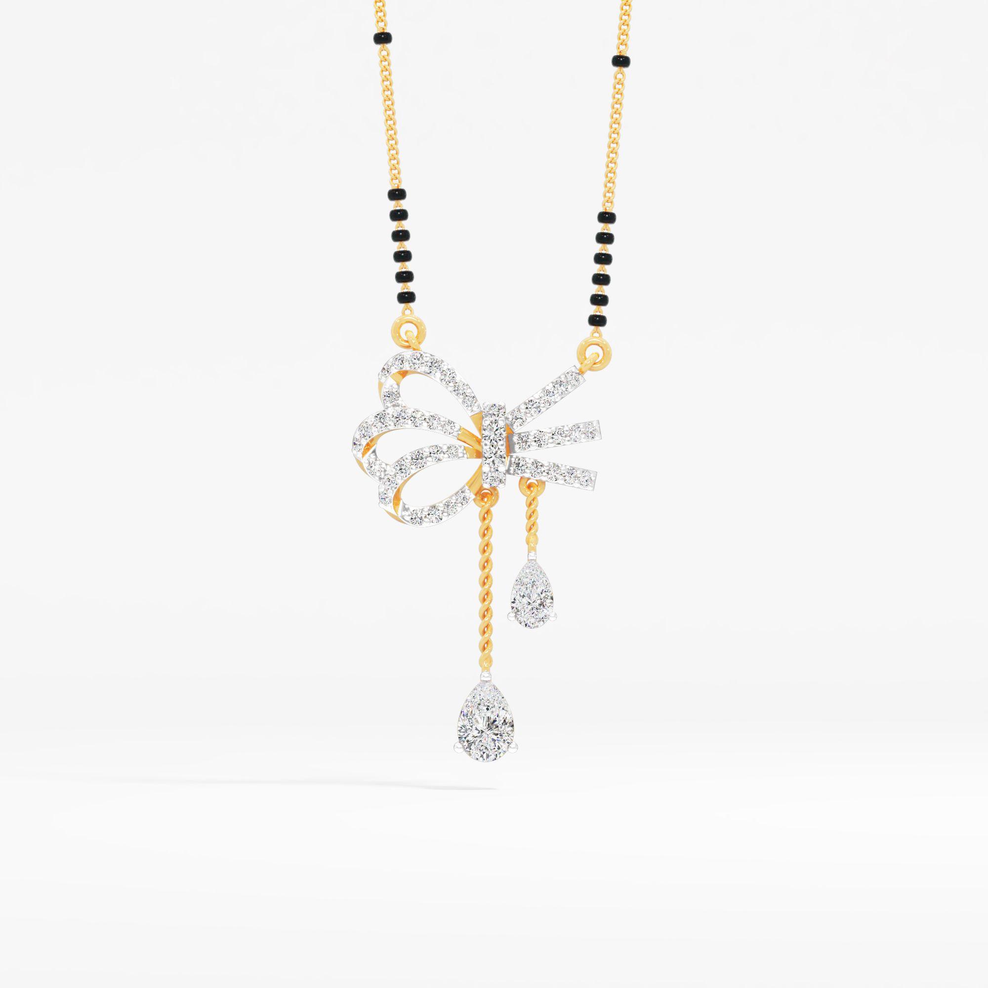 Butterfly Tassel Mangalsutra
