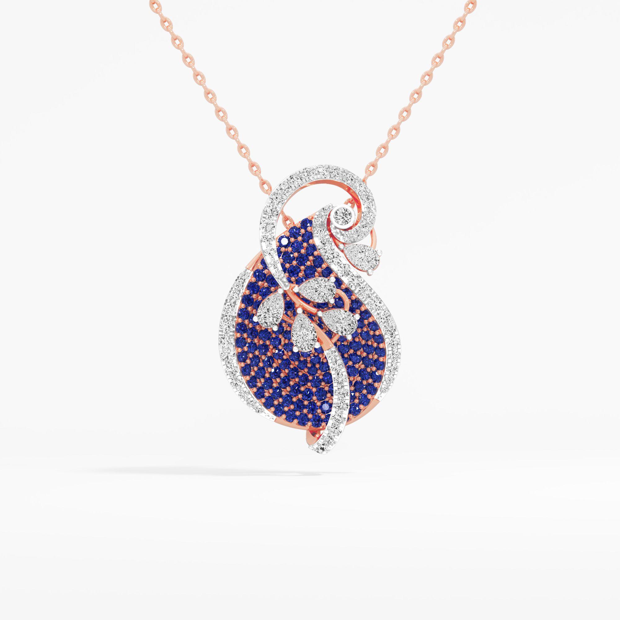 Twilight Gale Diamond Pendant