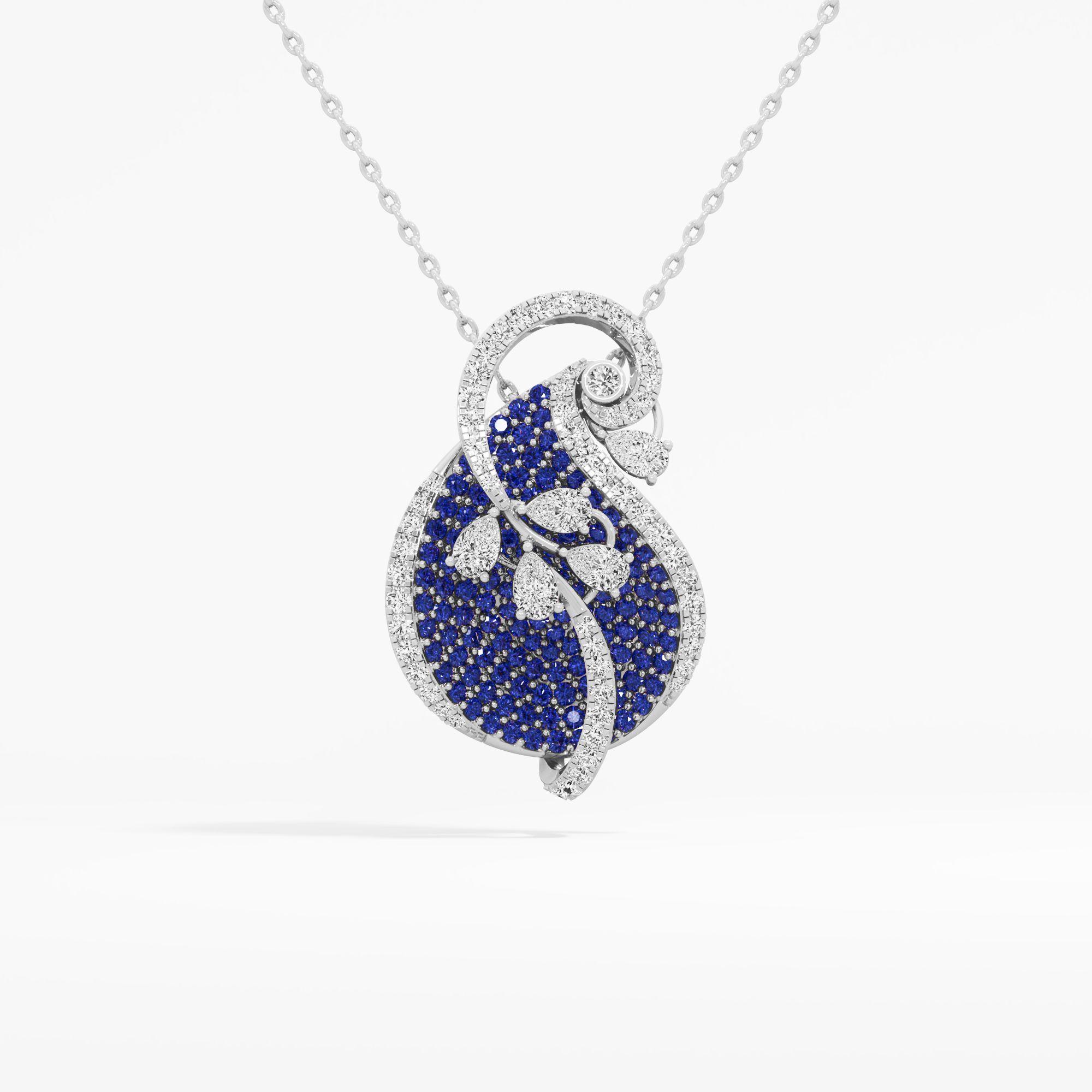 Twilight Gale Diamond Pendant