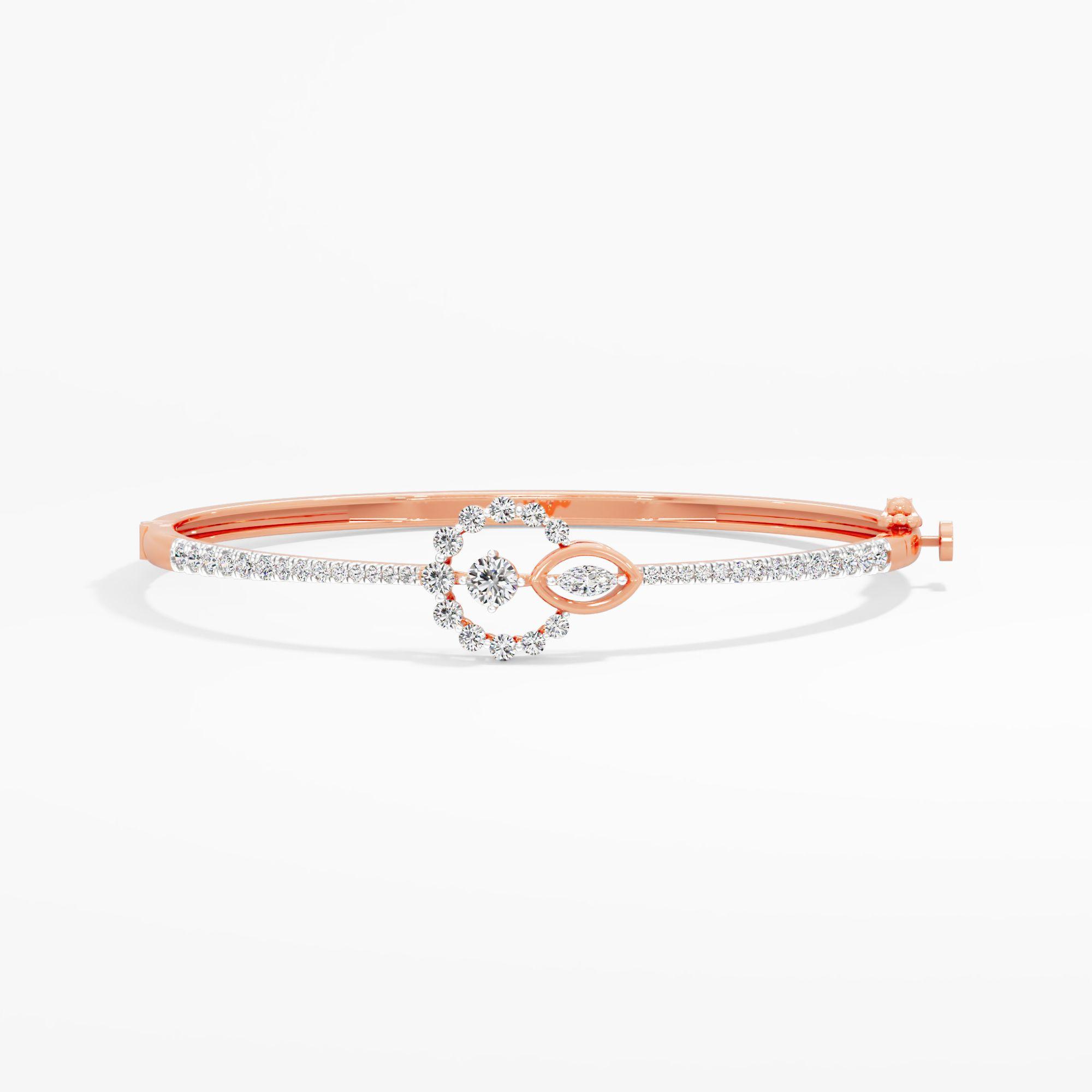 Starlight Orbit Solitaire Daimond Bracelet