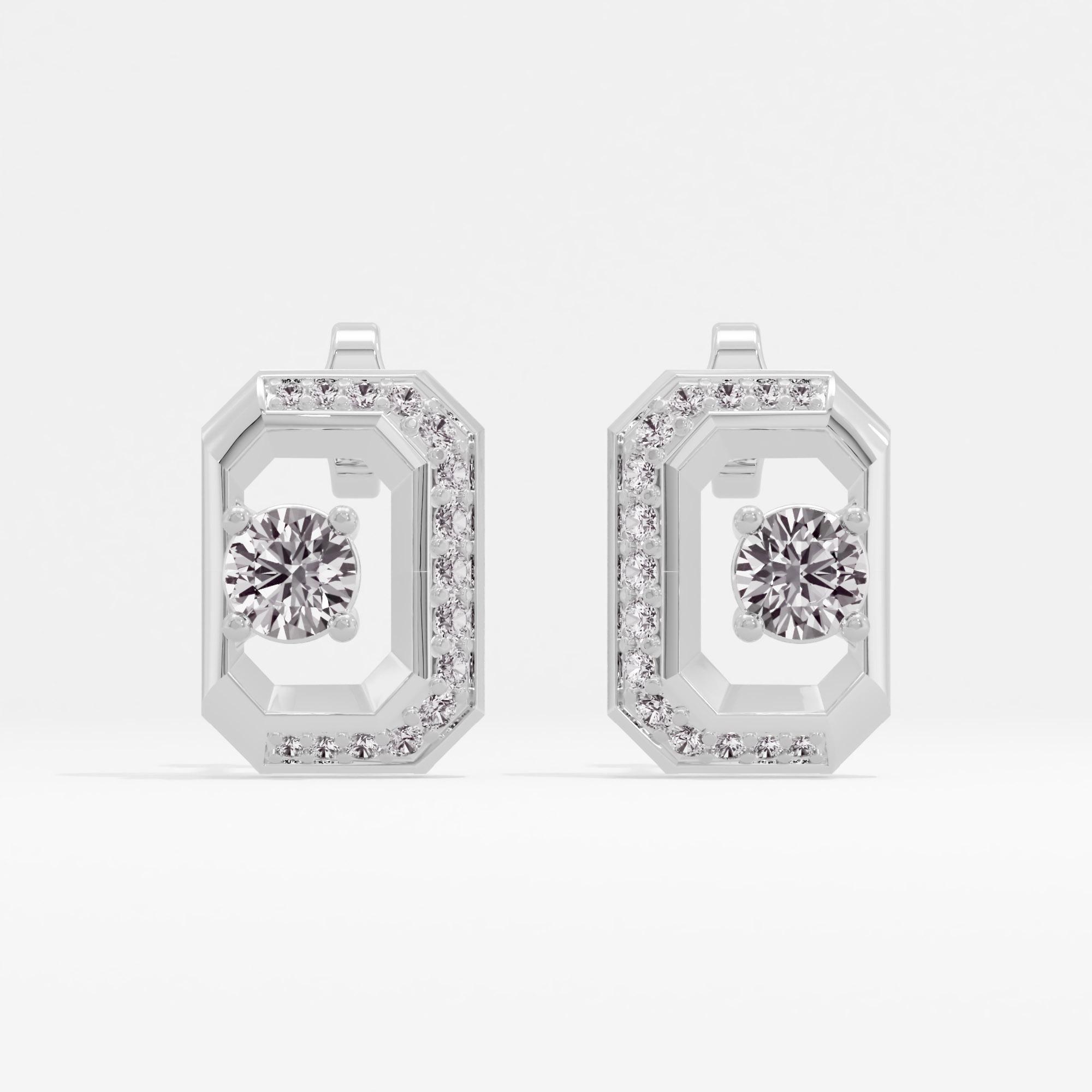 Emerescence Solitaire Stud Earrings