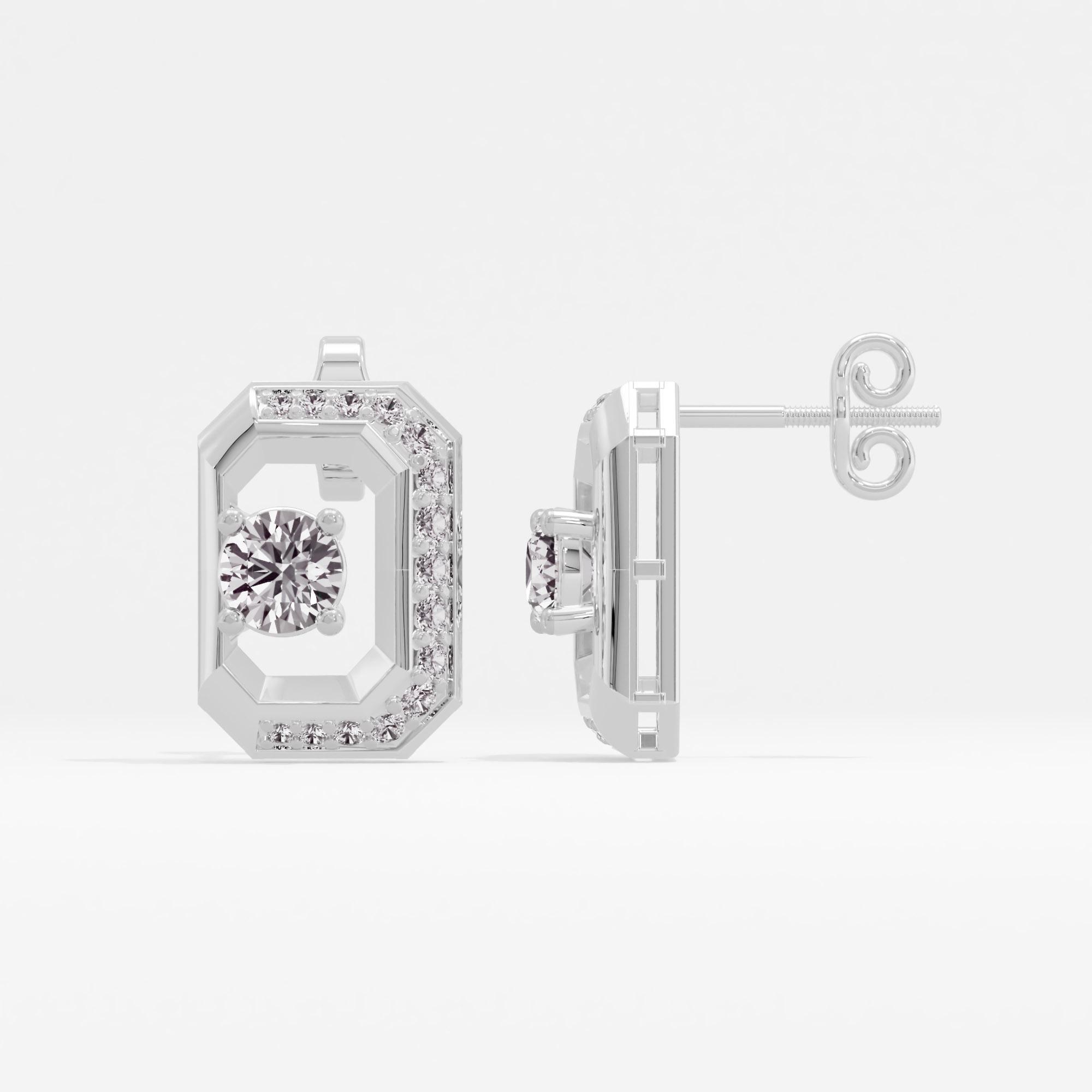 Emerescence Solitaire Stud Earrings
