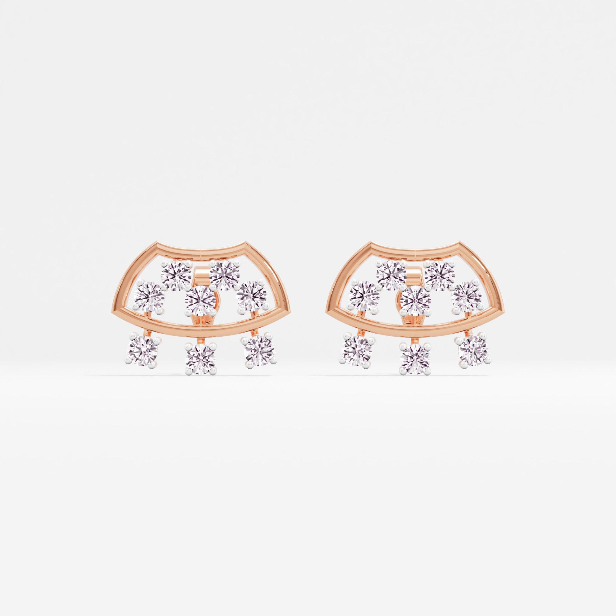 Cosmic Trapeze Stud Earrings
