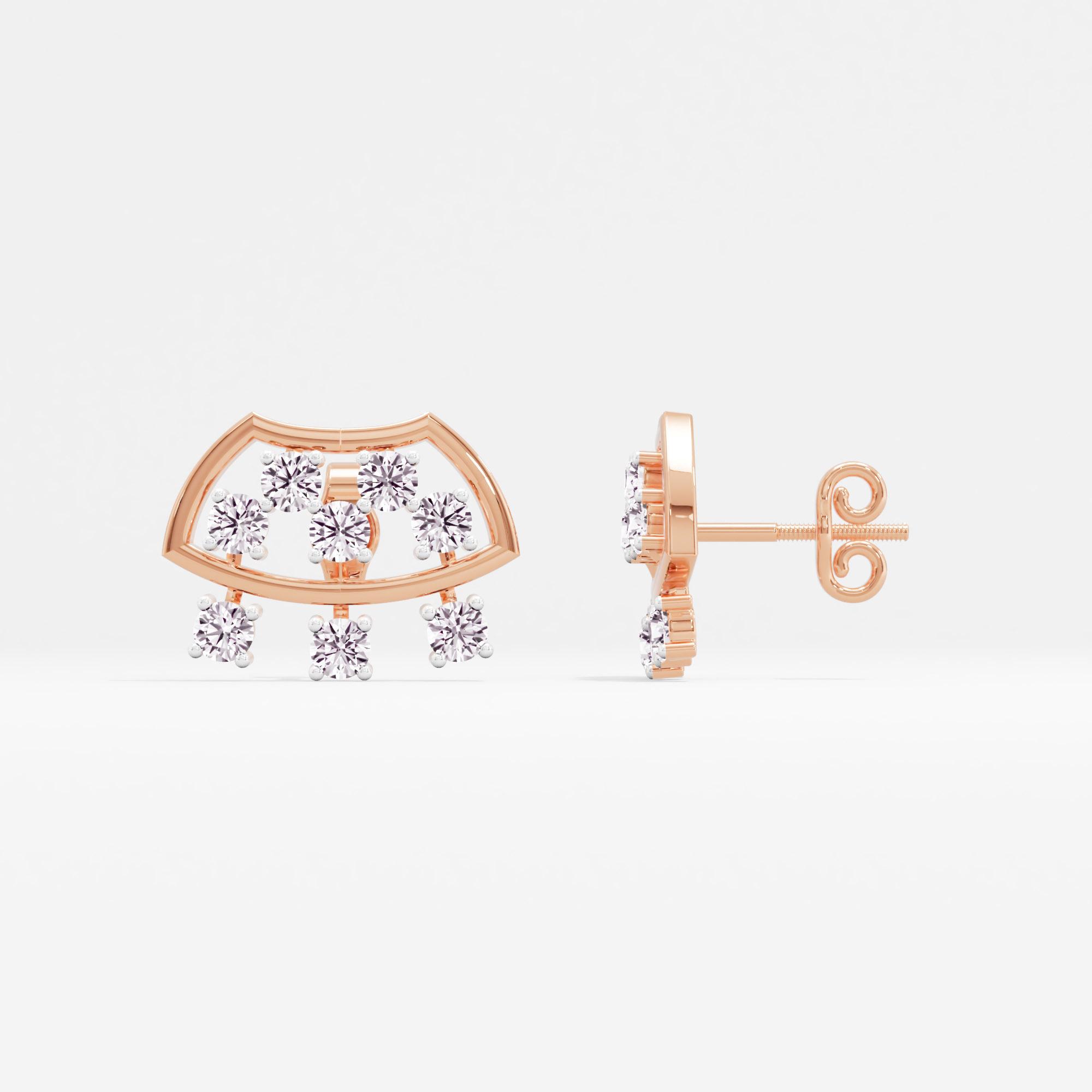 Cosmic Trapeze Stud Earrings