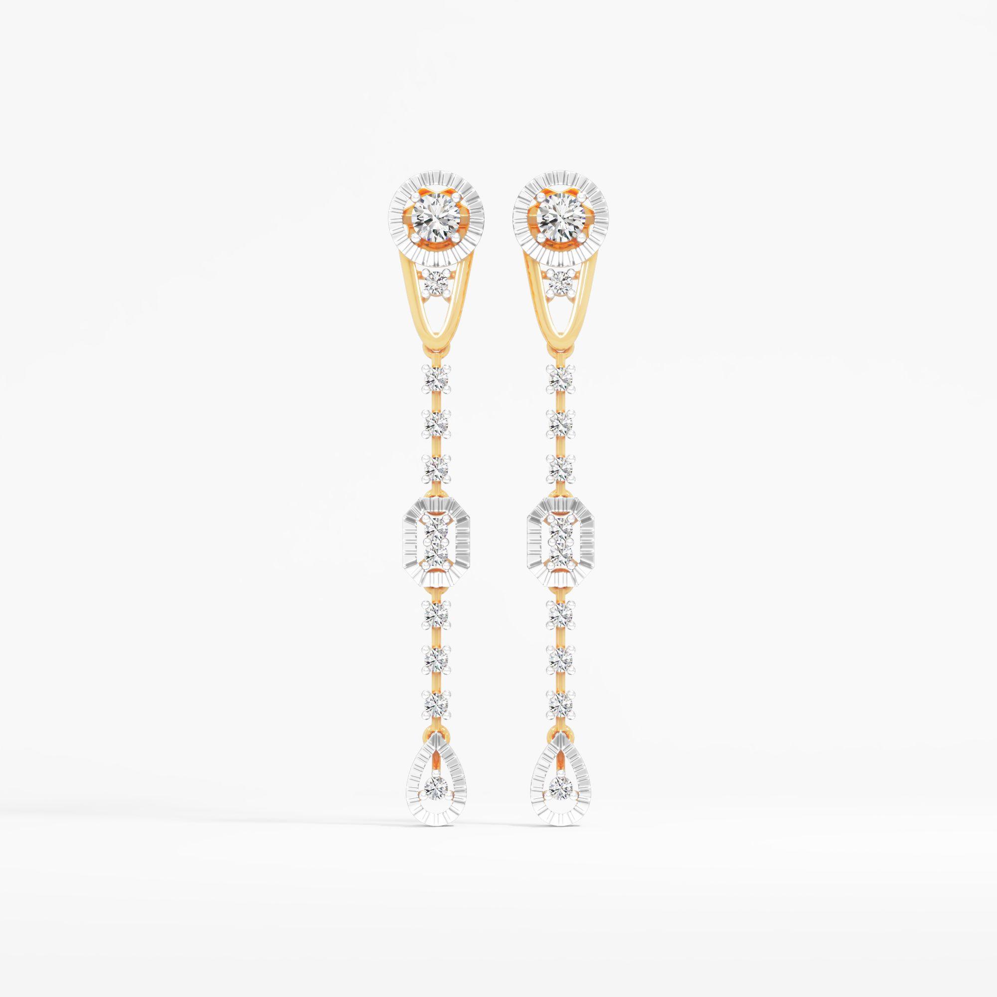 Eternal Cascade Mixed Dangle Earrings