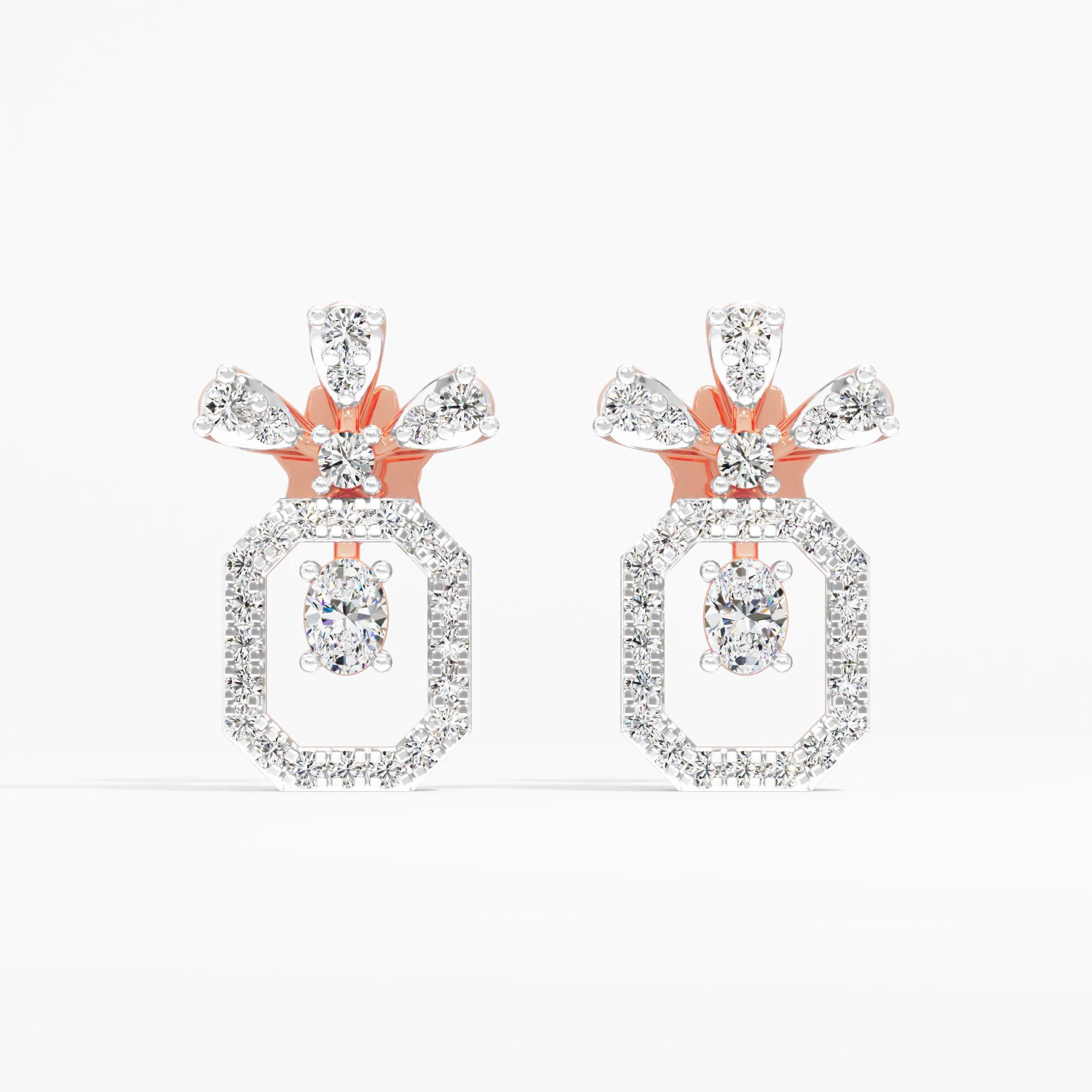 The Sitara Halo Studs Earrings