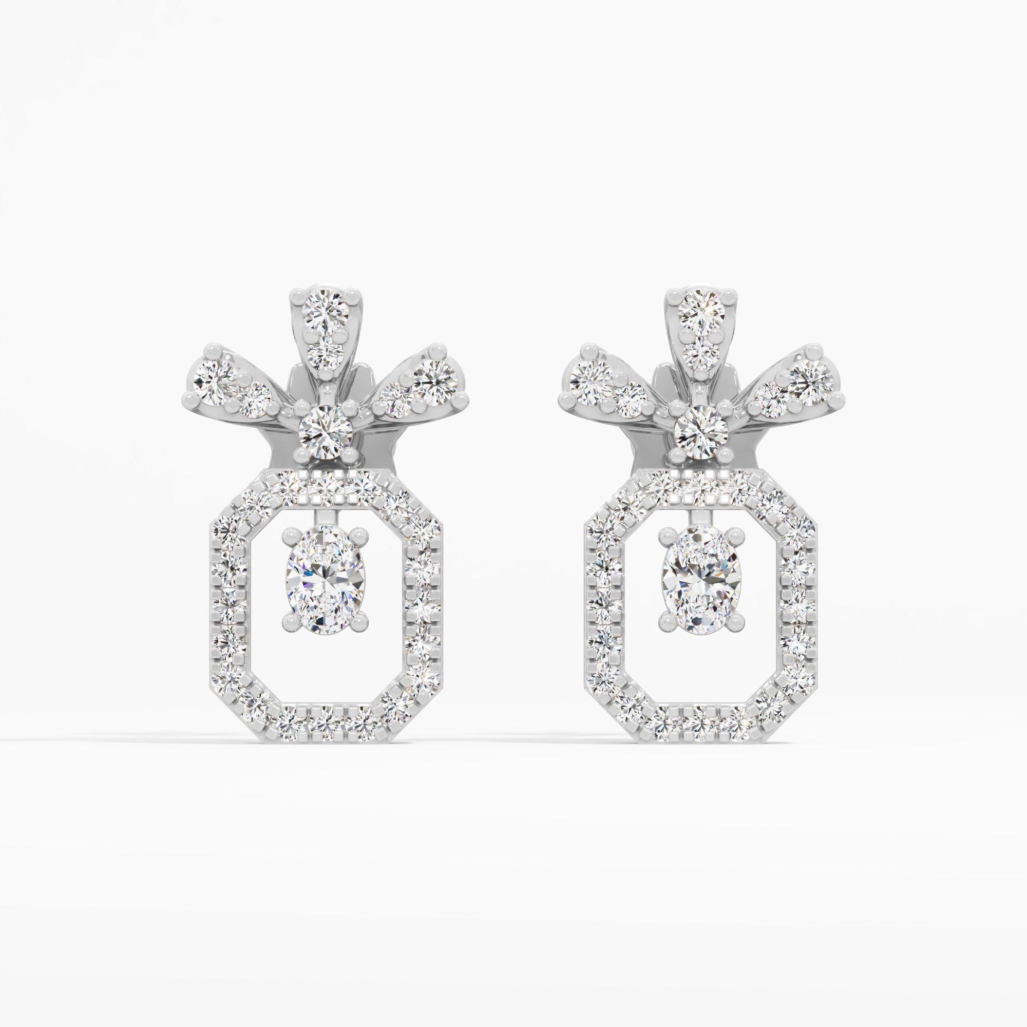 The Sitara Halo Studs Earrings