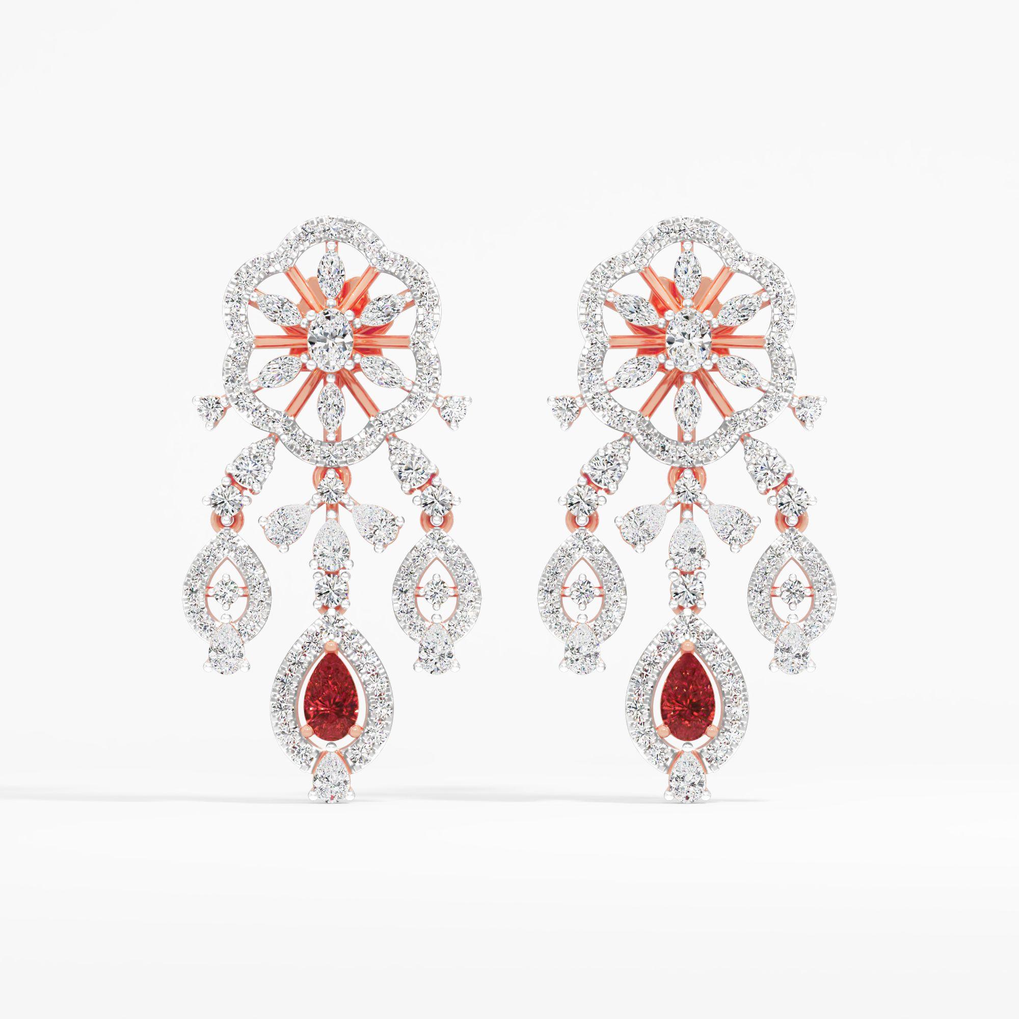 Floral Chandelier Drops