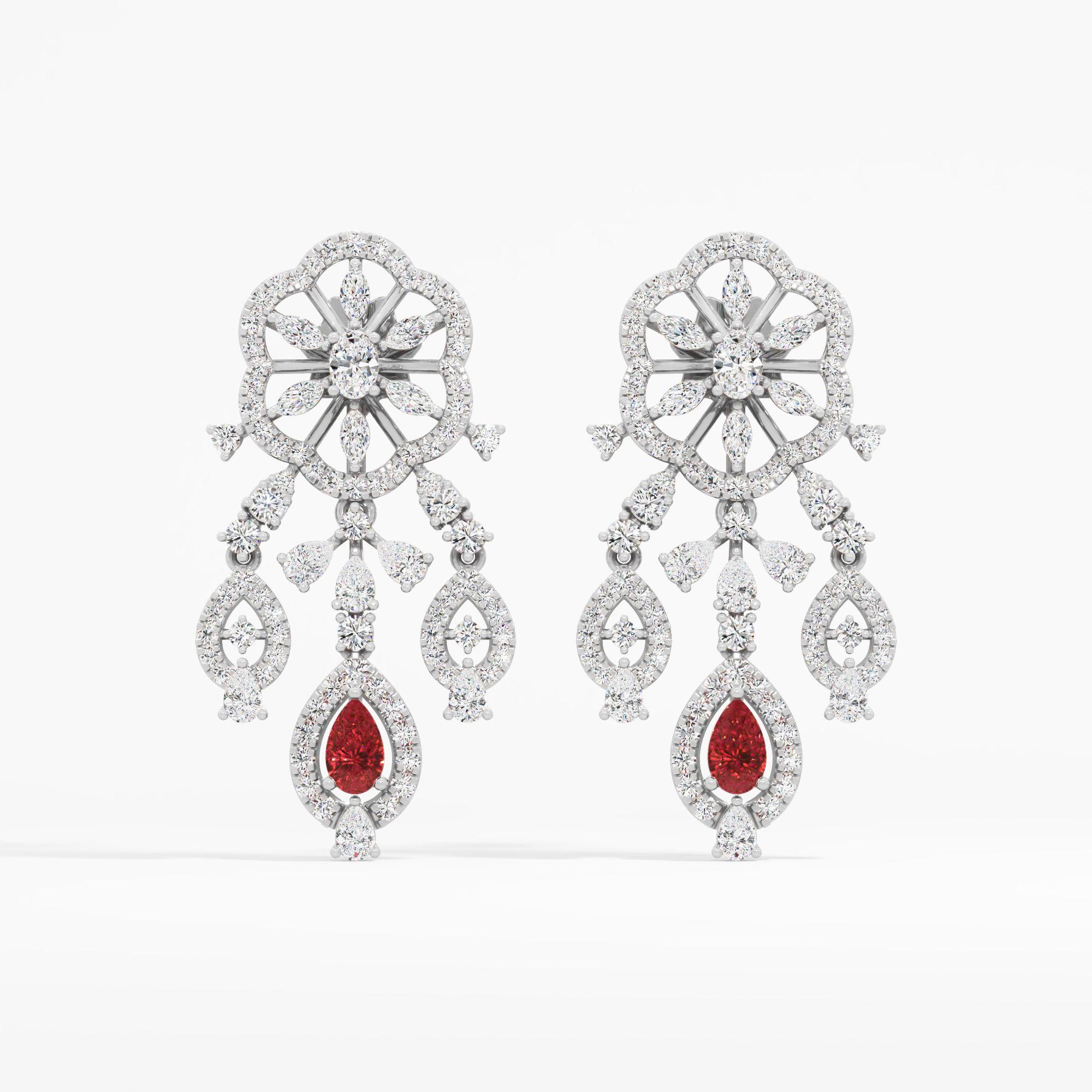 Floral Chandelier Drops