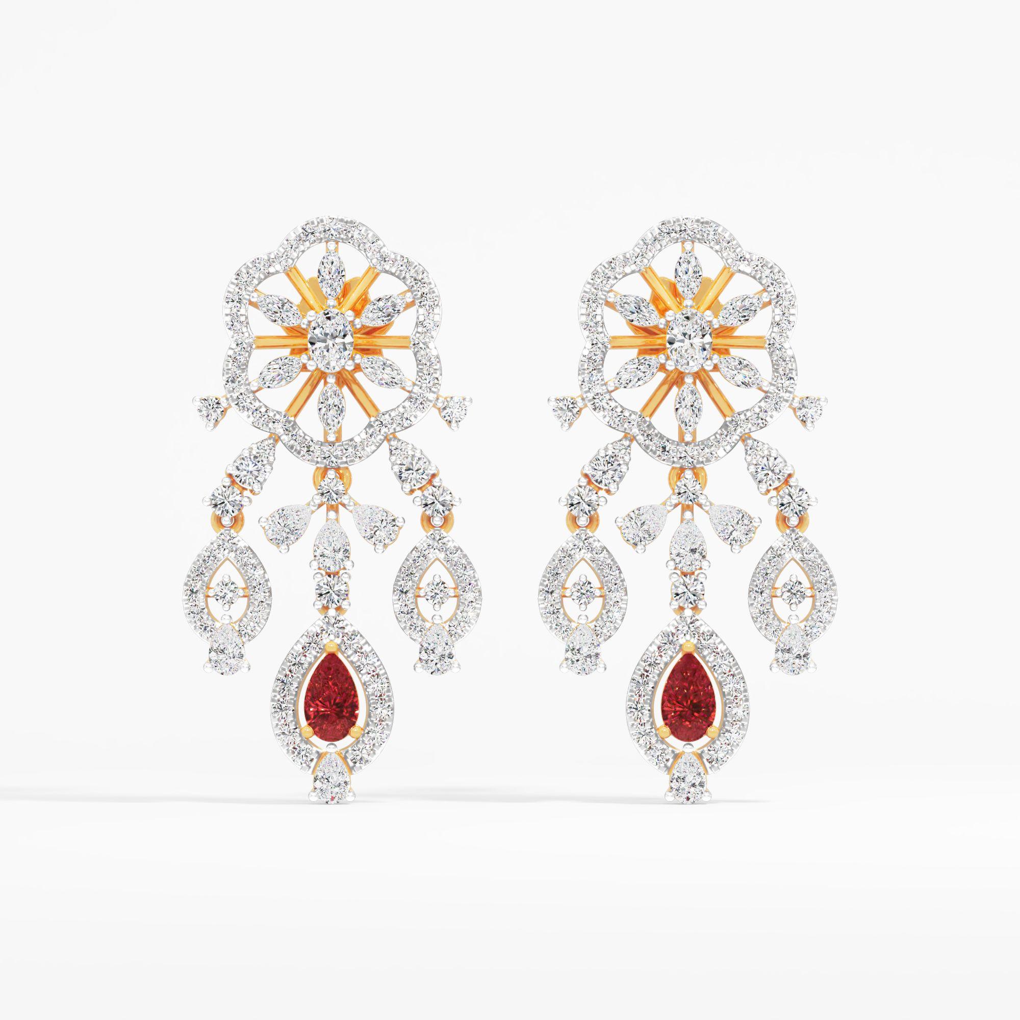 Floral Chandelier Drops