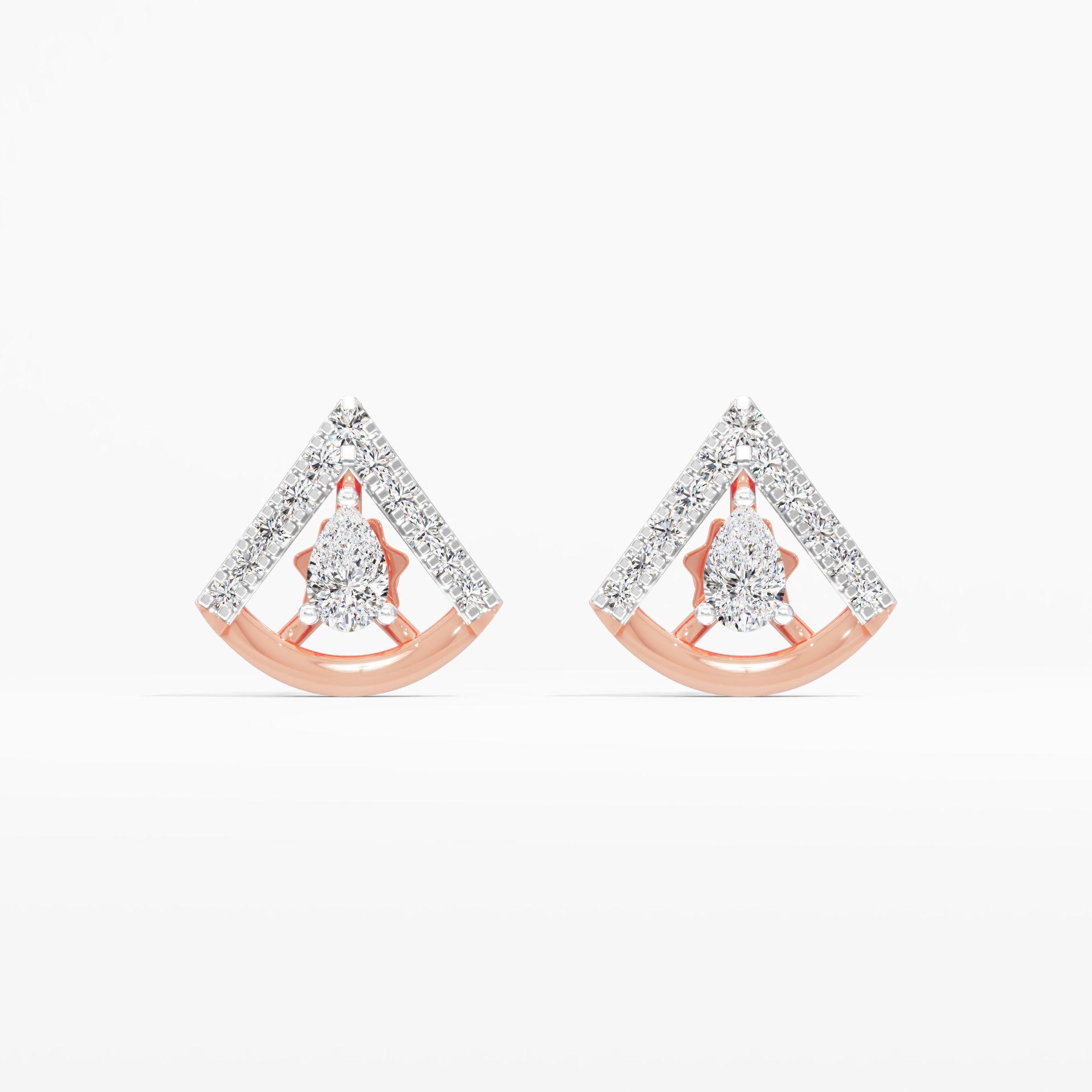 Pear Apex Studs