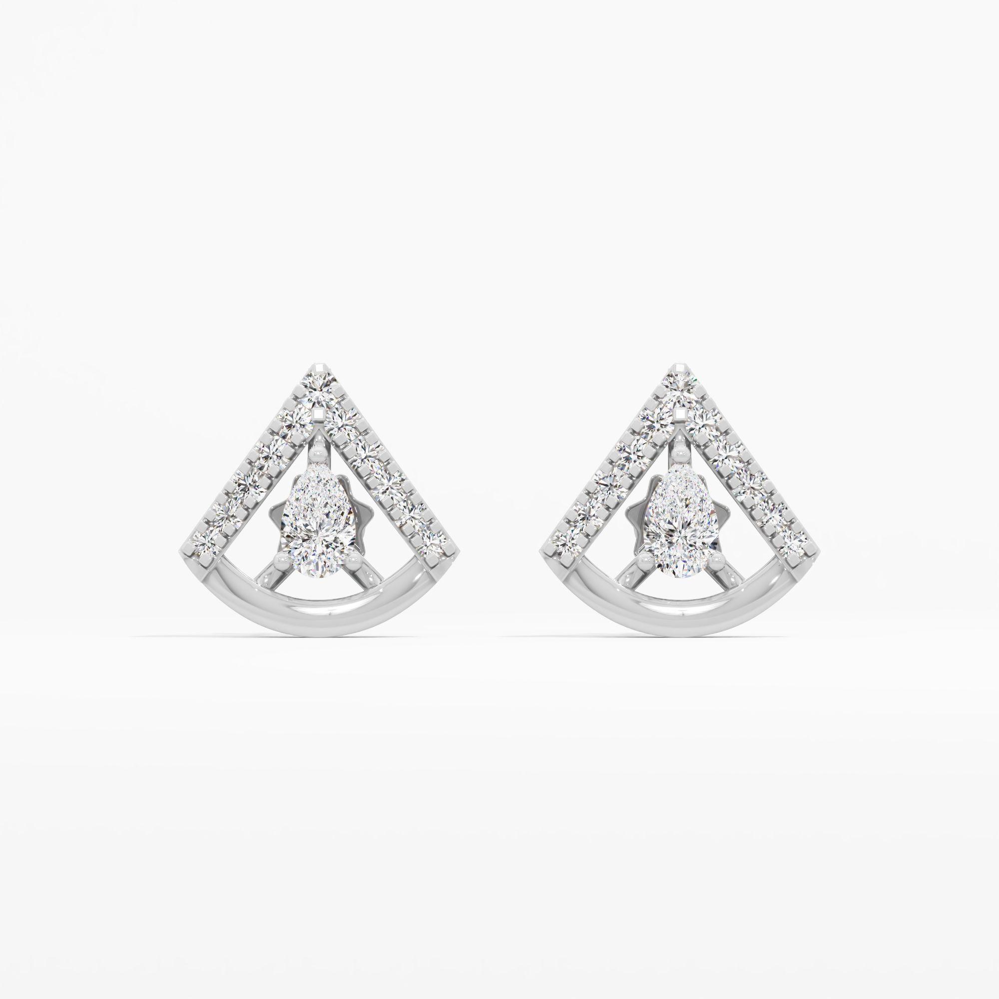 Pear Apex Studs