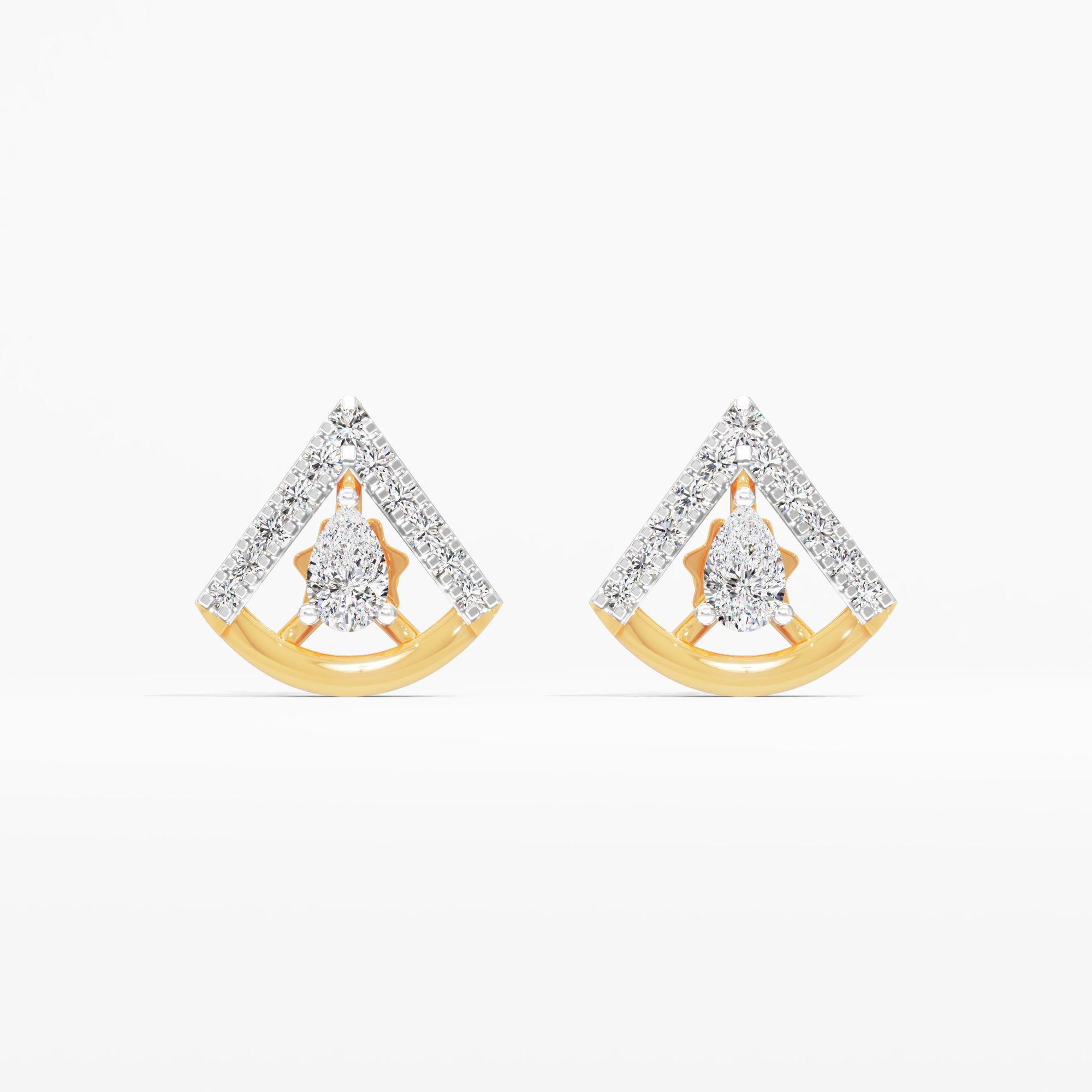 Pear Apex Studs