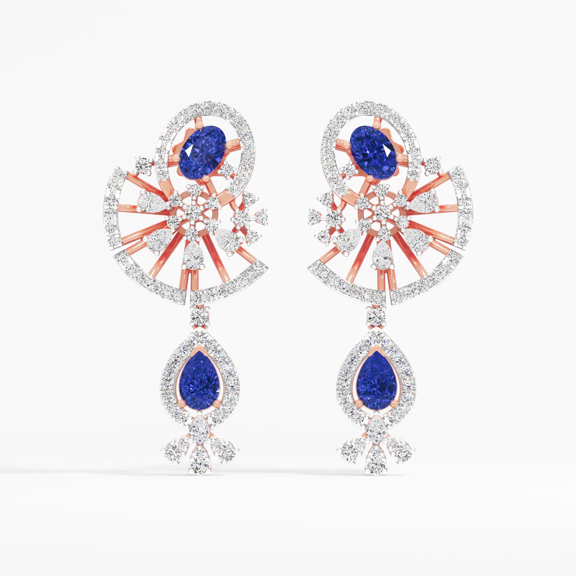 Art Deco Fan Danglers