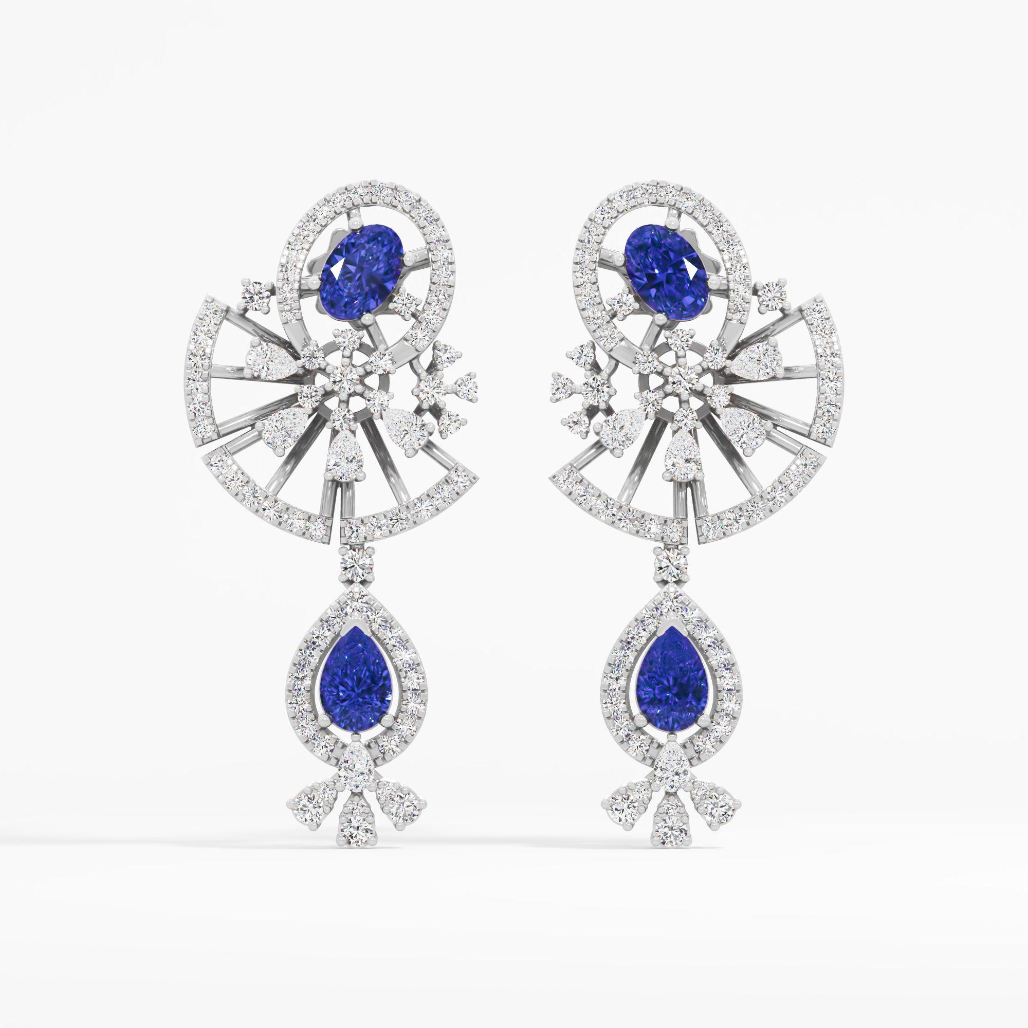 Art Deco Fan Danglers