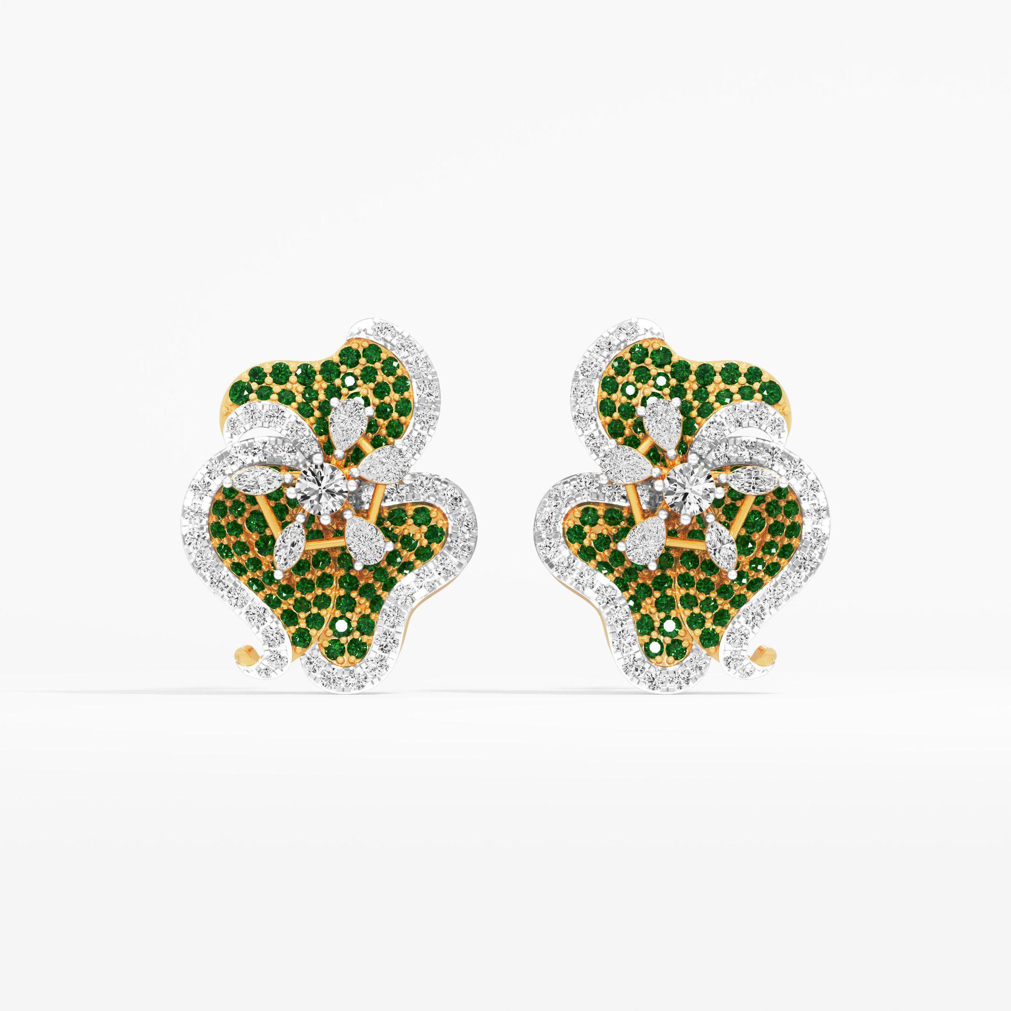 Shamrock Eclat Stud Earrings