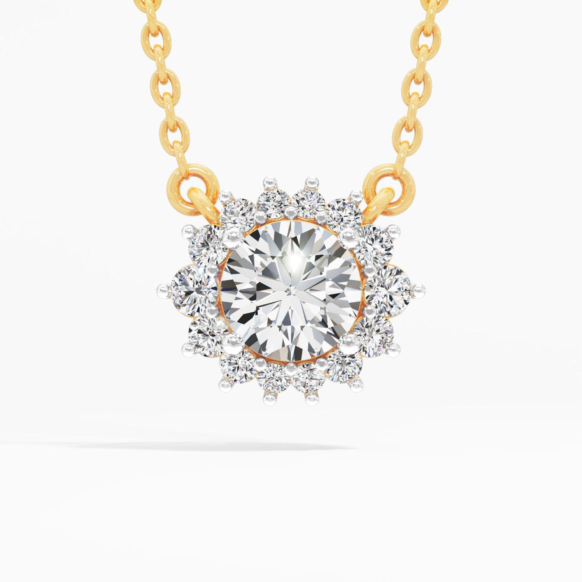 Stellar Cluster Solitaire Pendant
