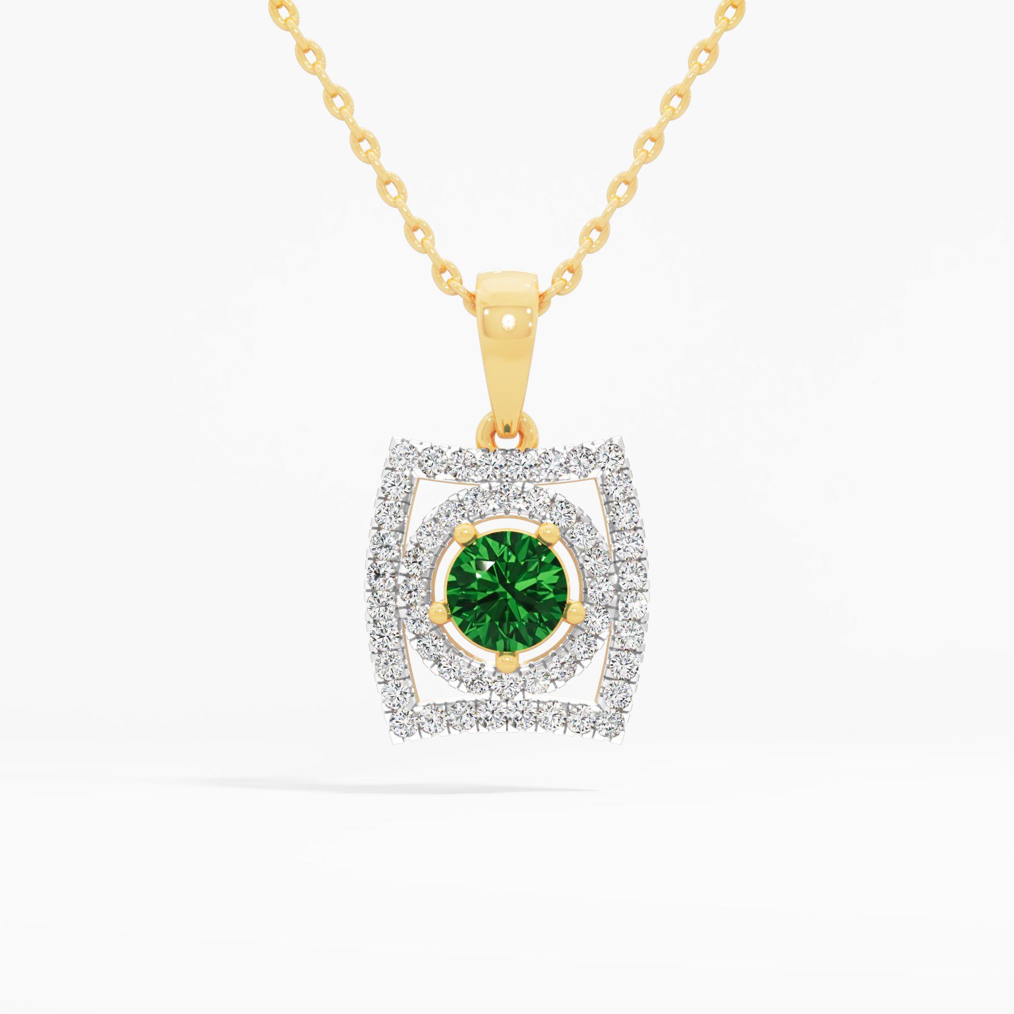 The Emerald Quadrant Pendant