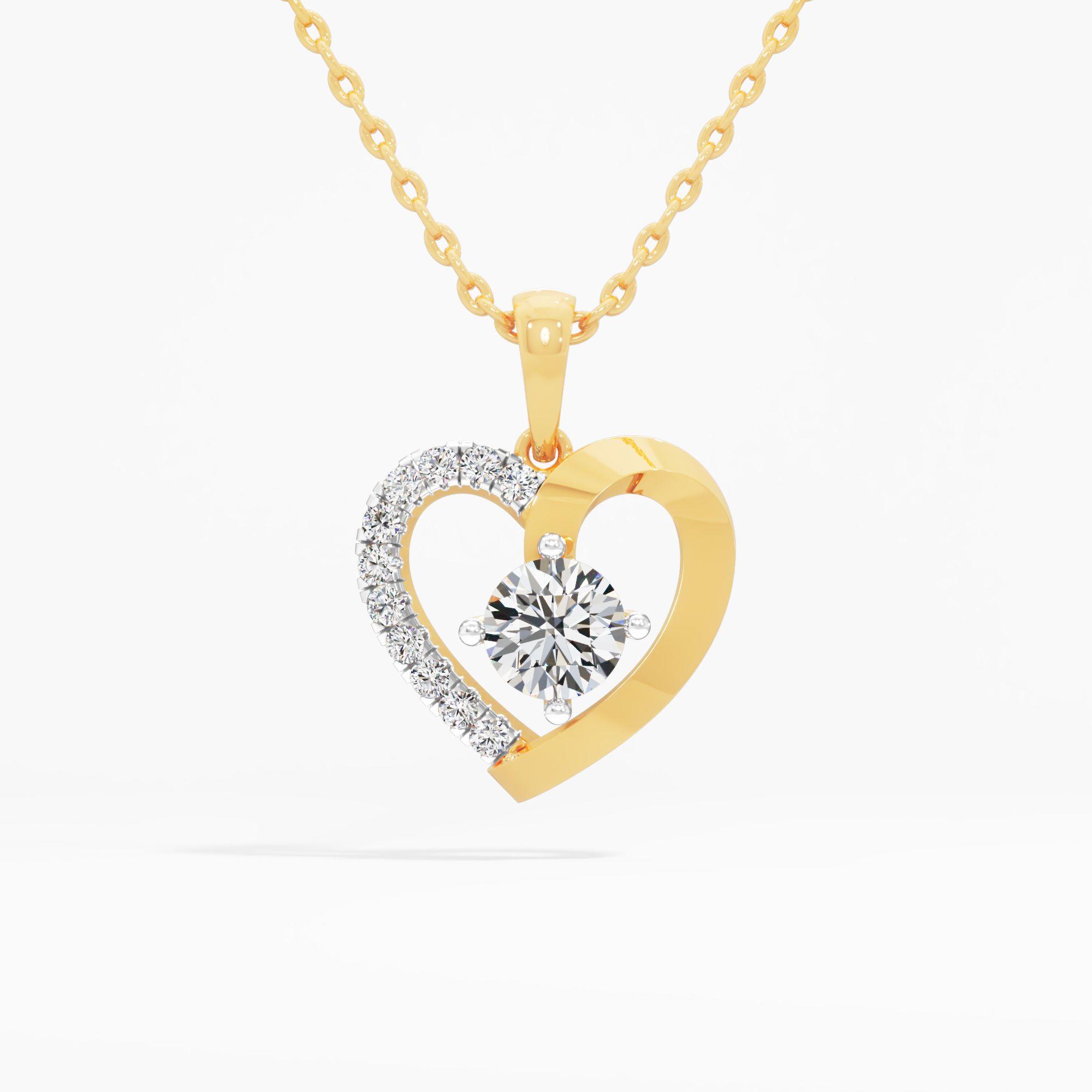 Dazzling Harmony Heart Pendant