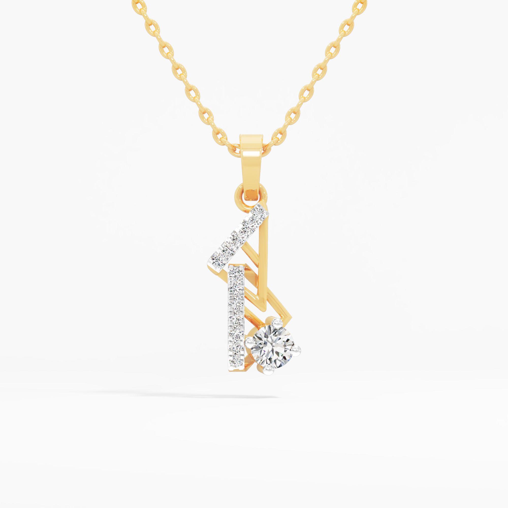 The Truss Solitaire Pendant