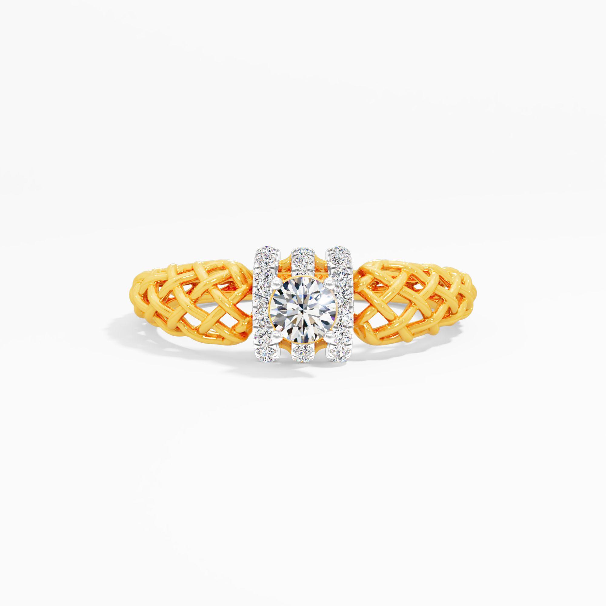 Woven Dreams Round Accents Ring
