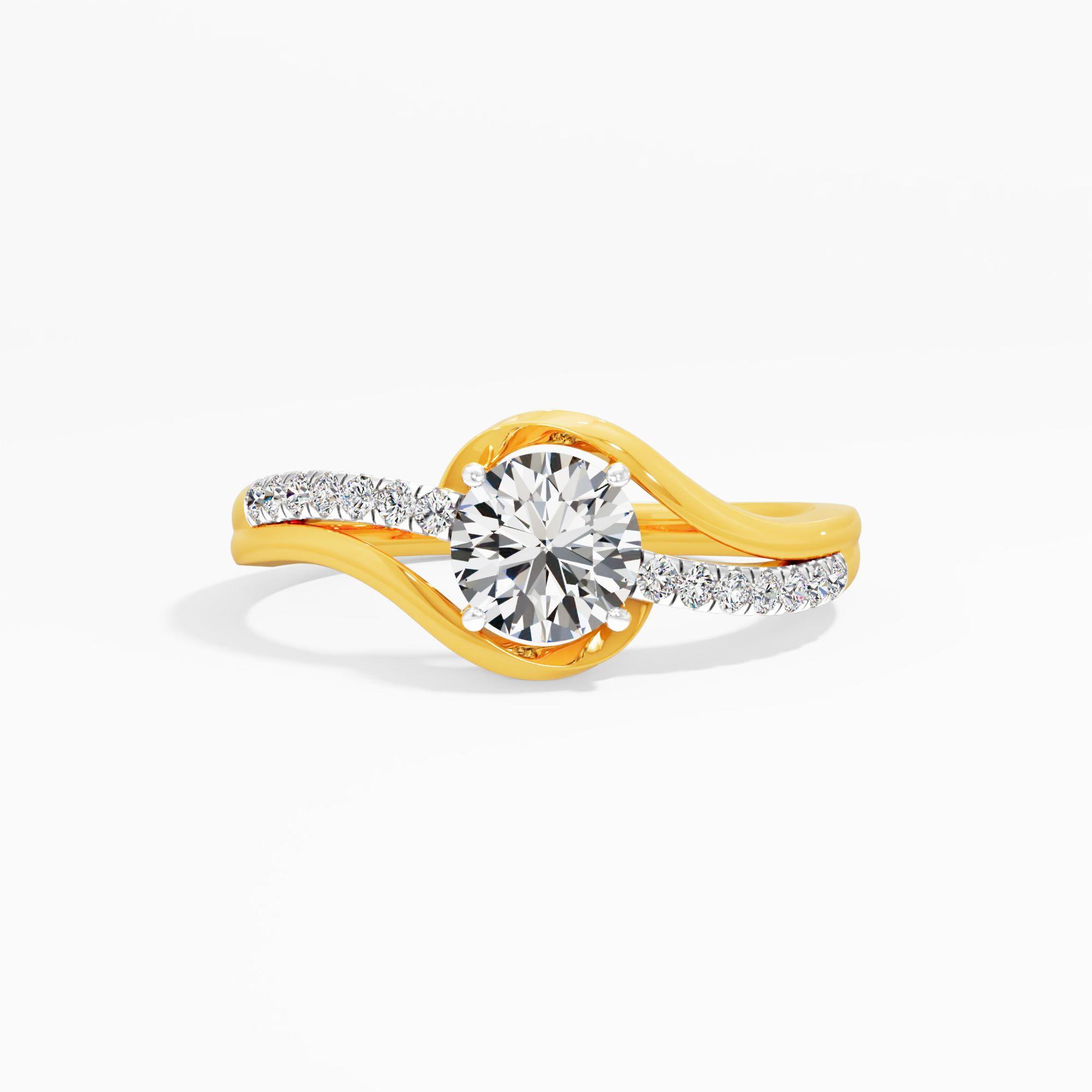 Elaris Curve Diamond Ring